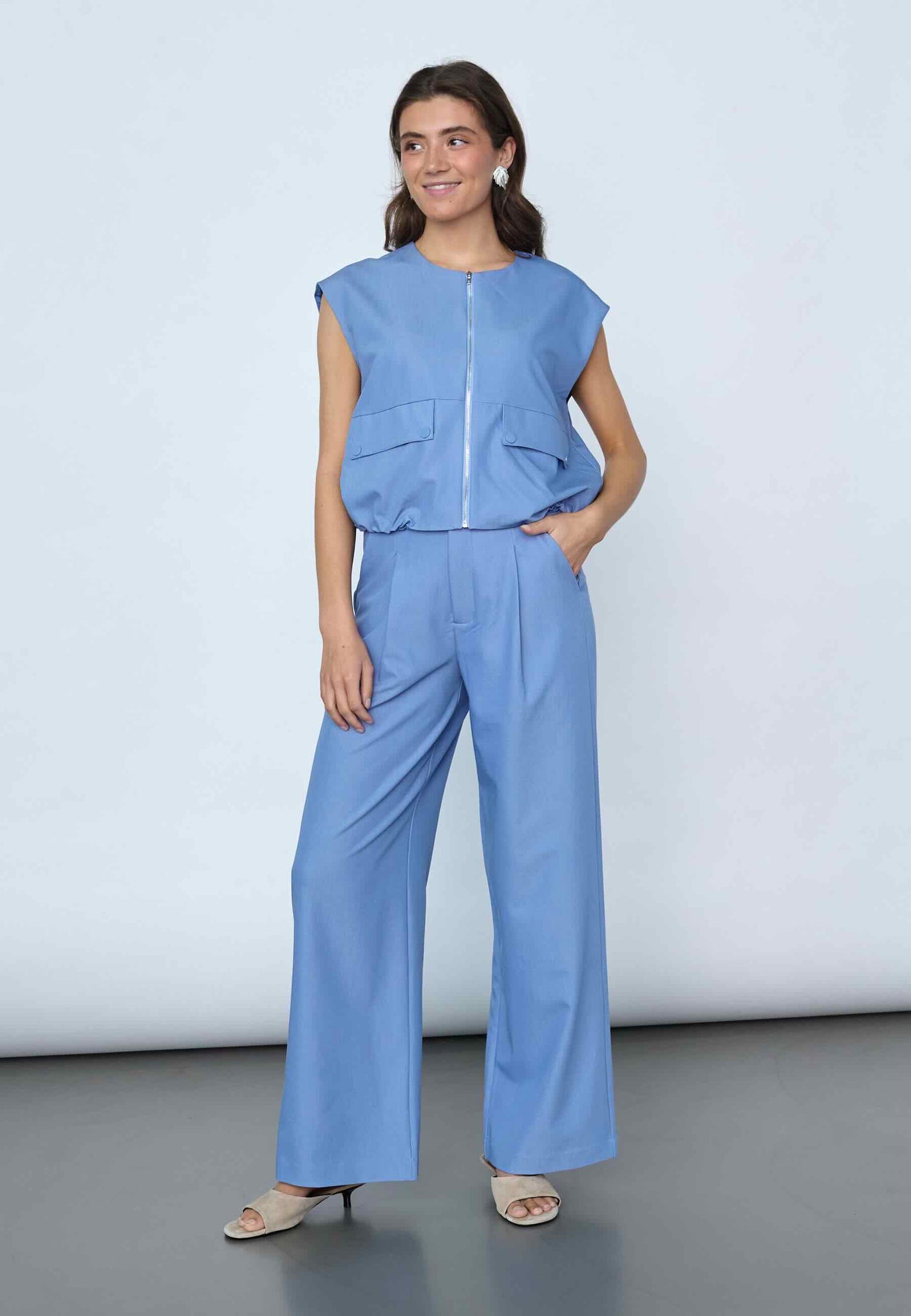 Broek Great Wide-Leg Denim