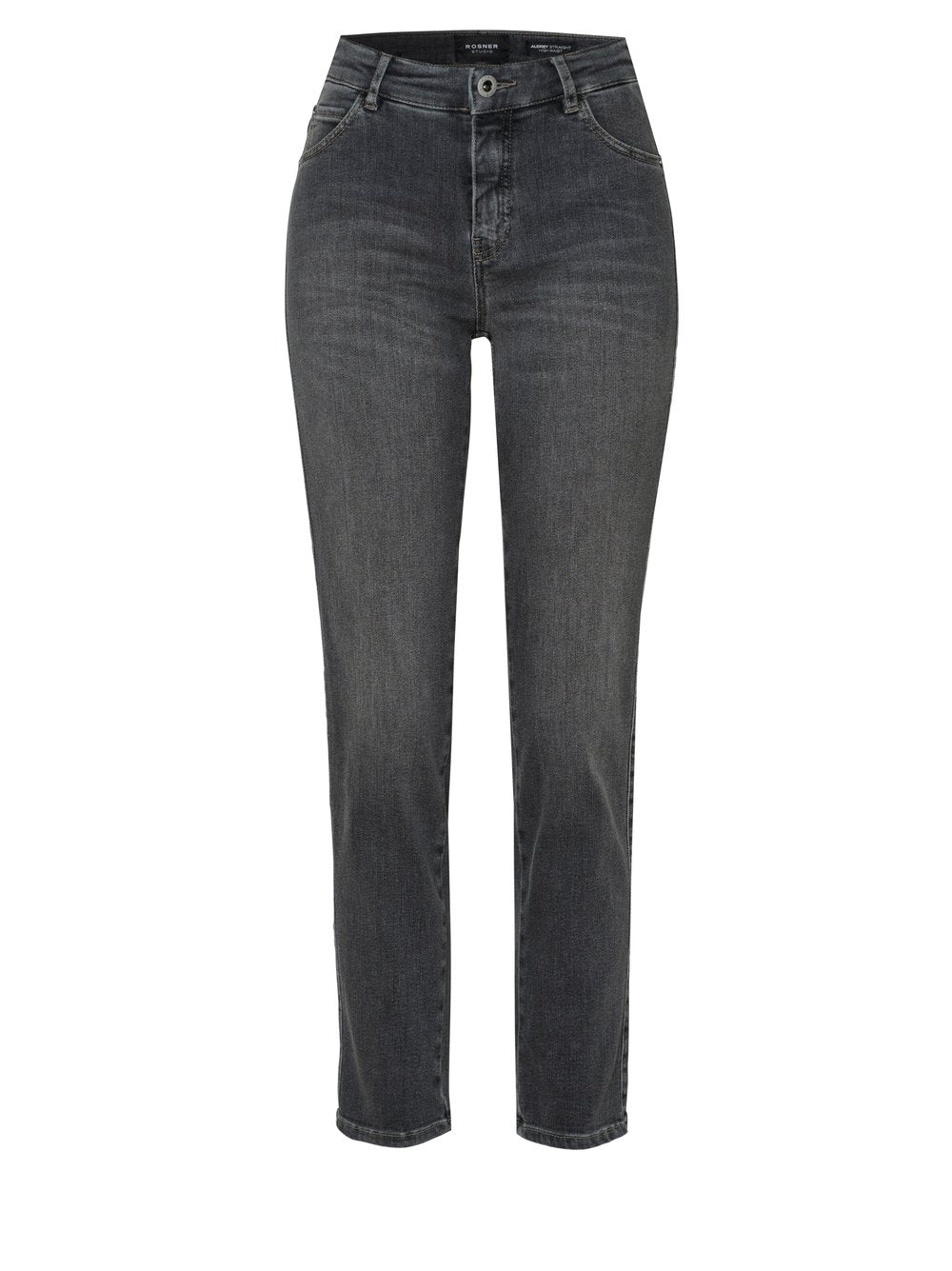Audrey1 Jeans Stretch Grijs