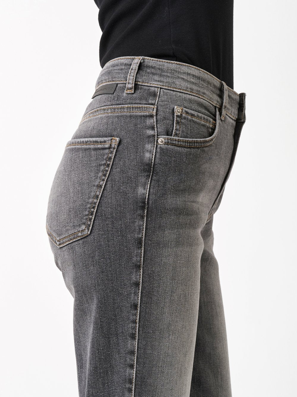 Audrey1 Jeans Stretch Grijs