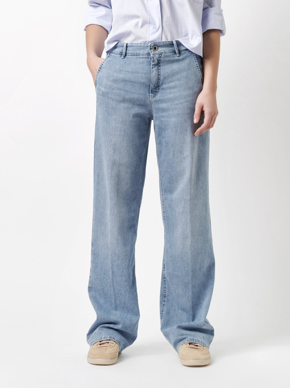 Audrey Wide Leg 1 Ice Bleach