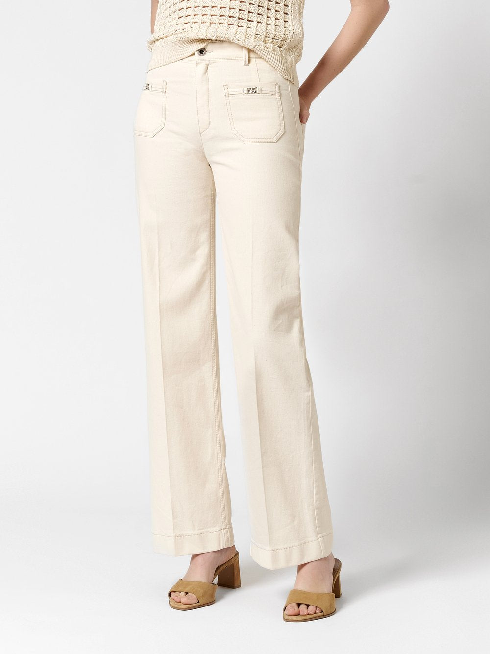 Audrey Wide Leg Steekzak.