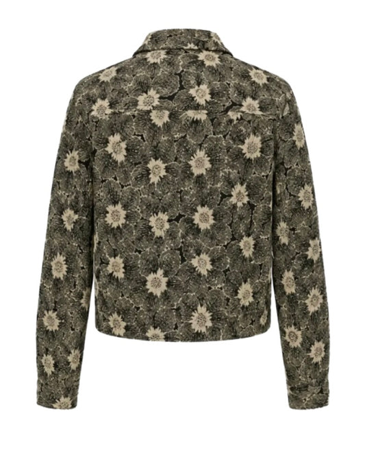 BlazerFezaPrintBloemGroen__2