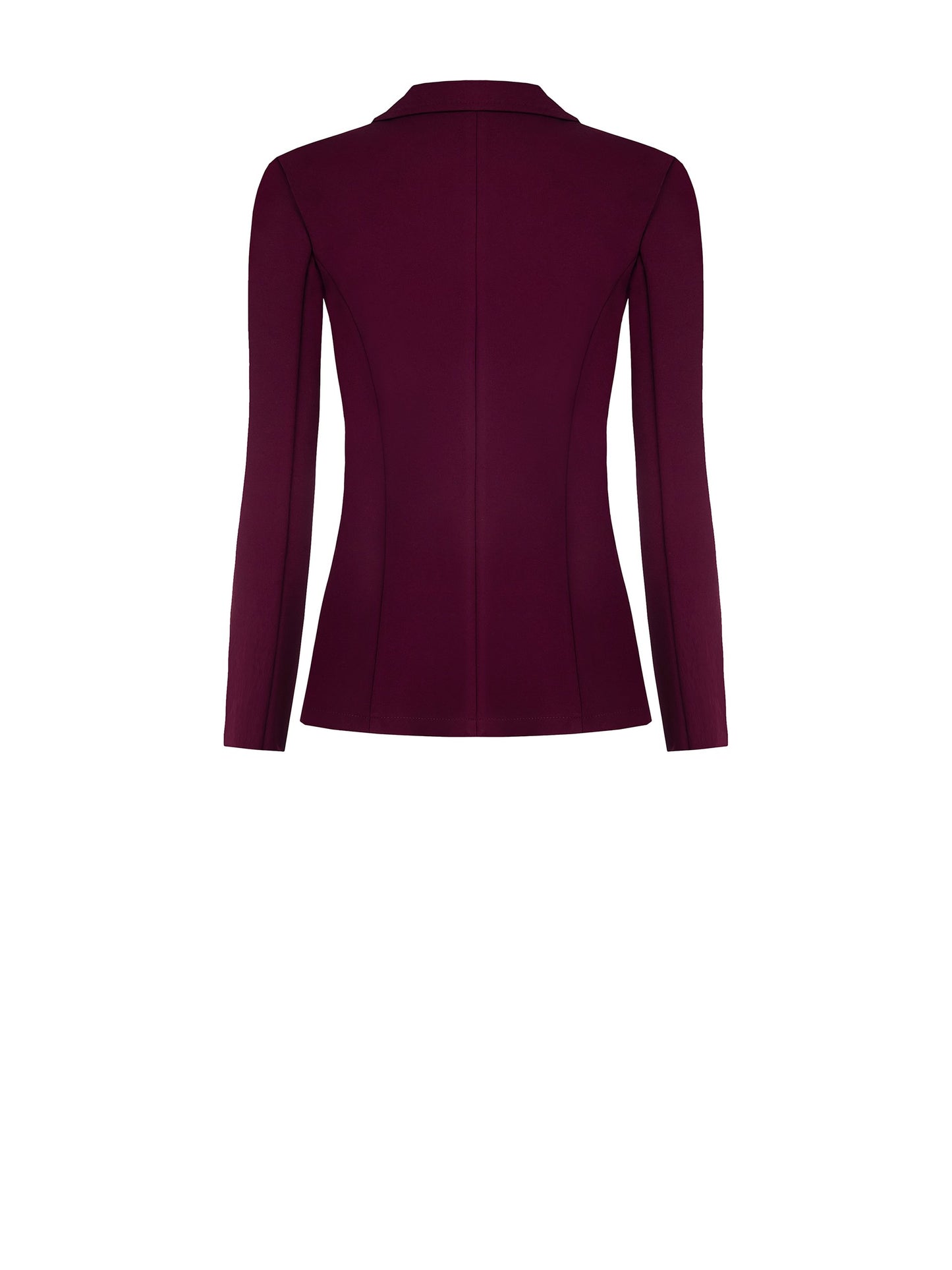 Blazer Gestoffeerde Knoop Bordeaux
