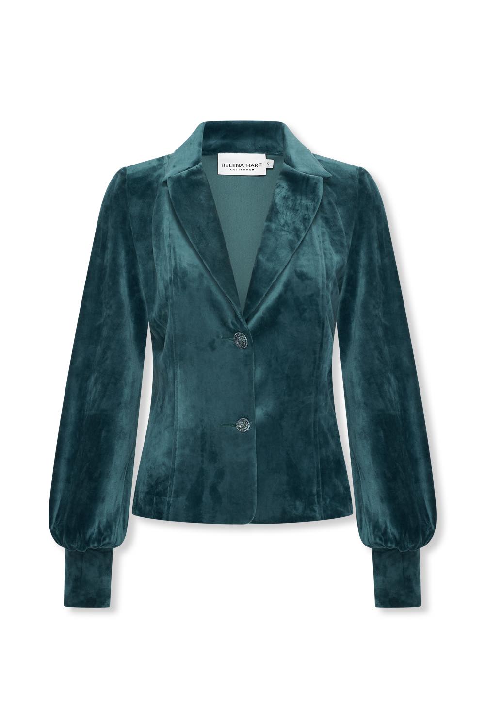 Blazer Lora Velour Petrol