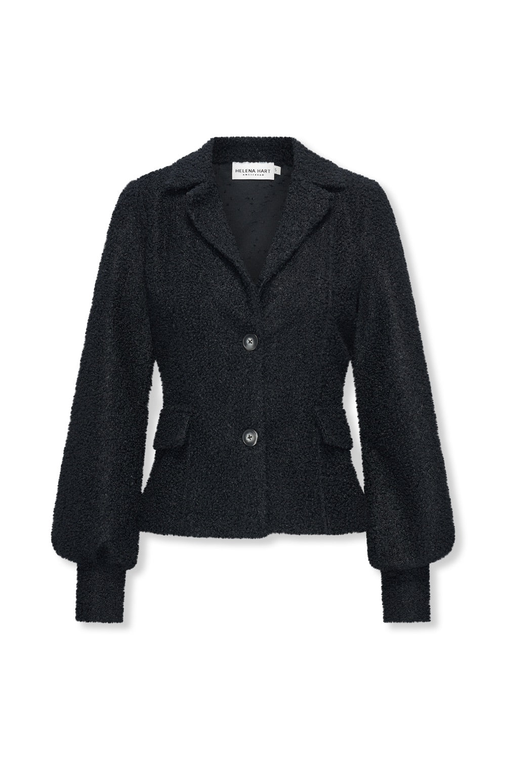 Blazer Lorie Frotte Zwart