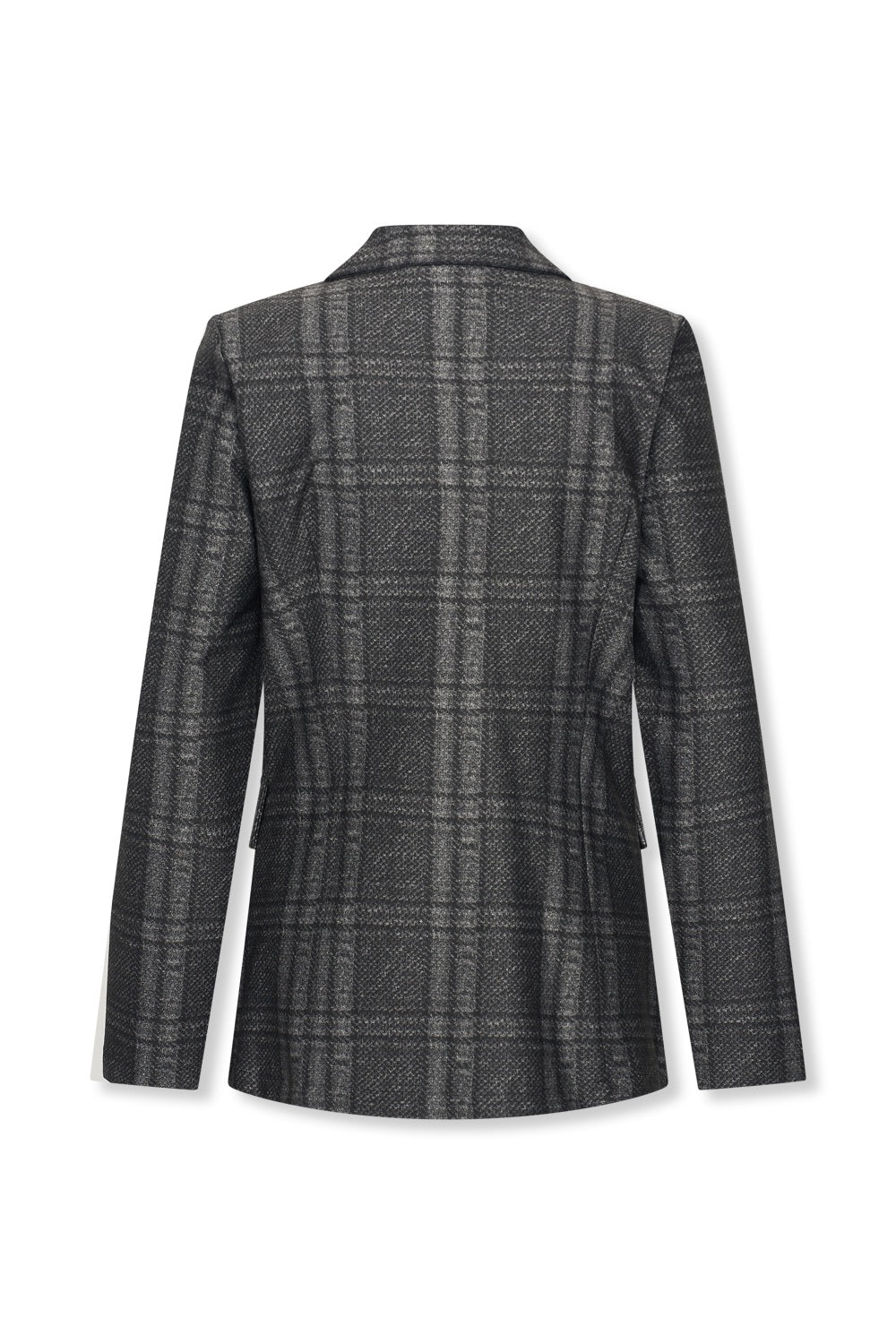Blazer Ziggy Lano Ruit Grijs