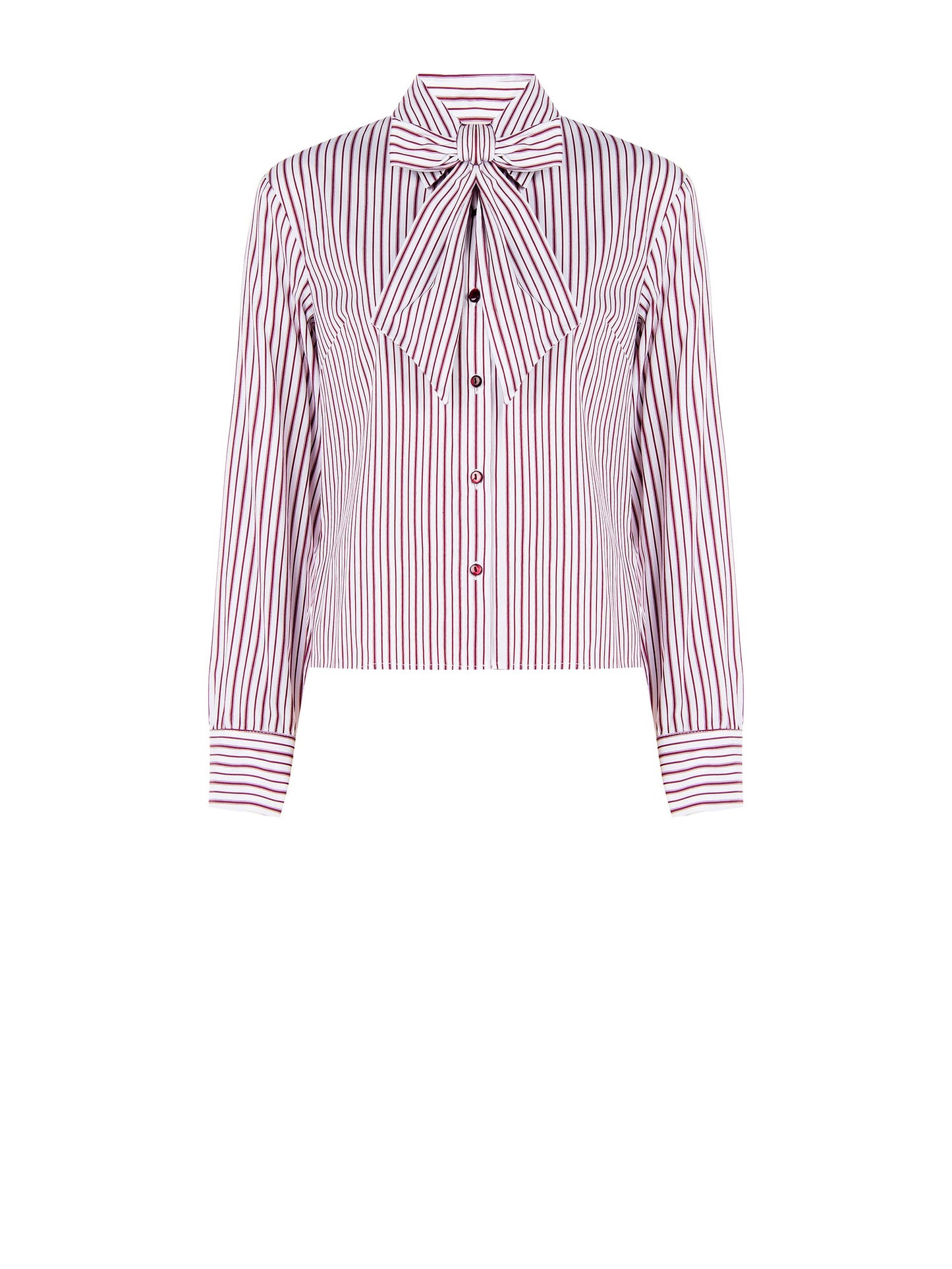 Blouse Cose Strik streep Bordeaux