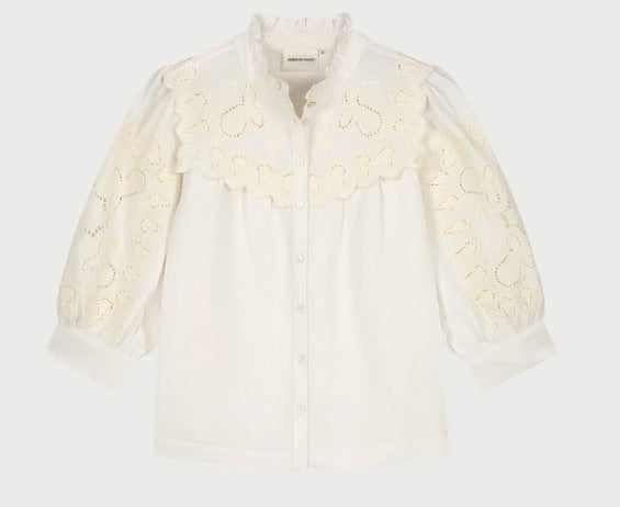 Blouse Dea Druif Cream White