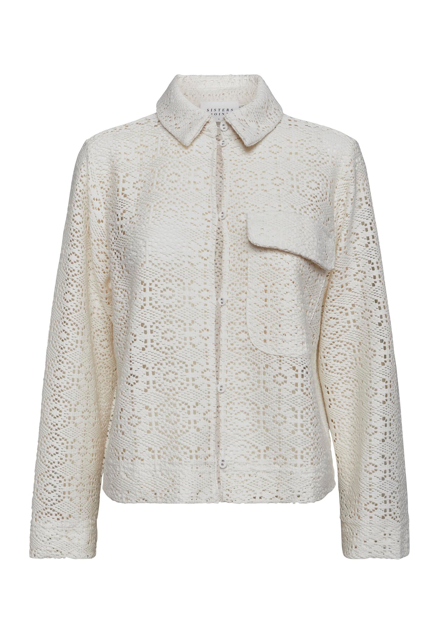 Blouse Elsia Opengewerkt Creme