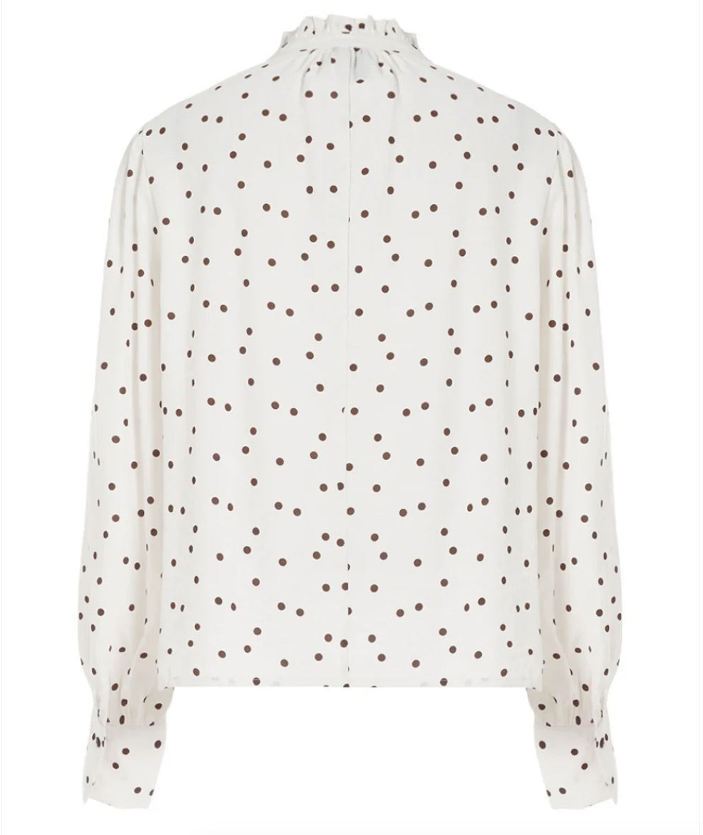 Blouse Flow Stip Ecru