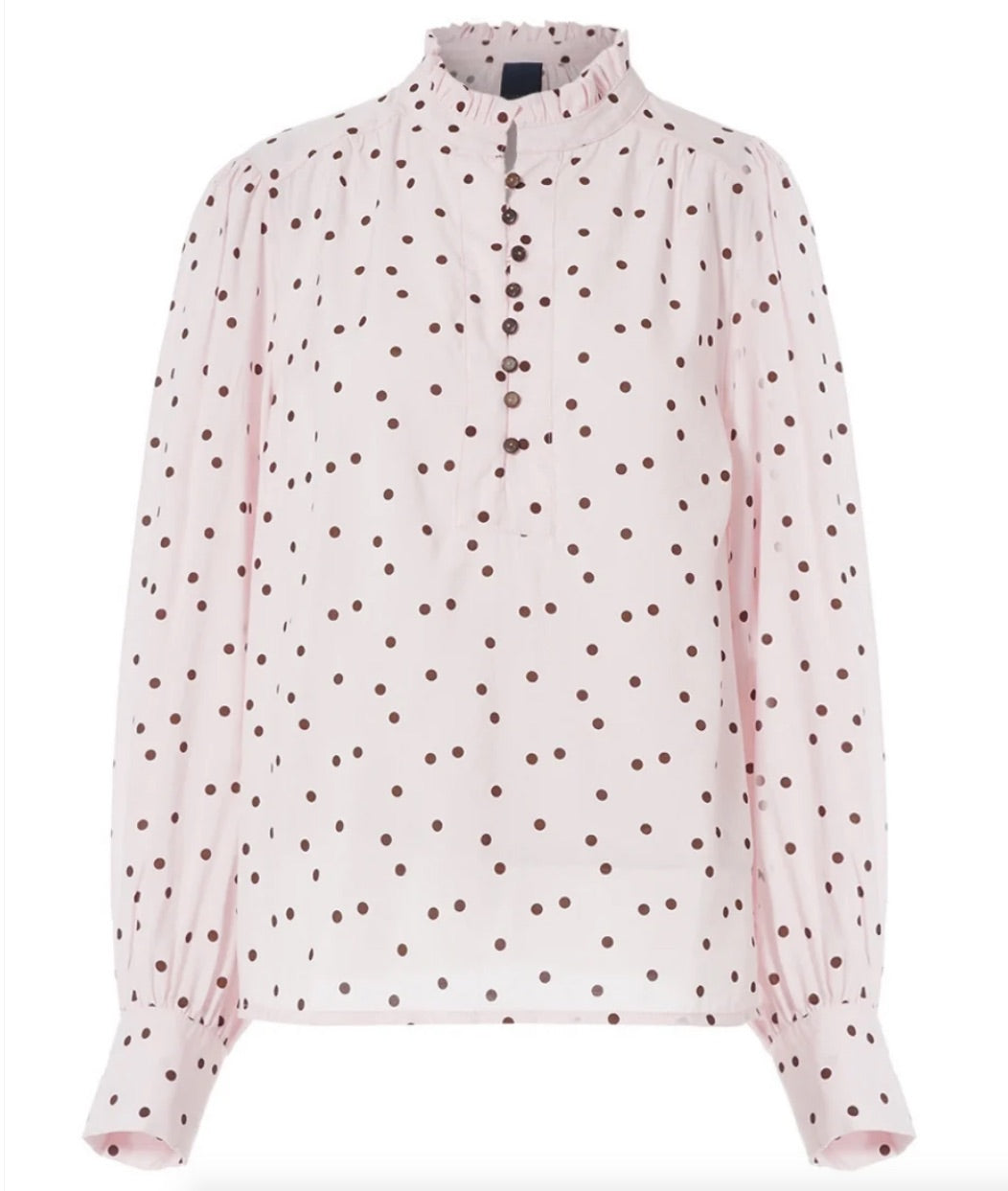 Blouse Flow Stip Roze