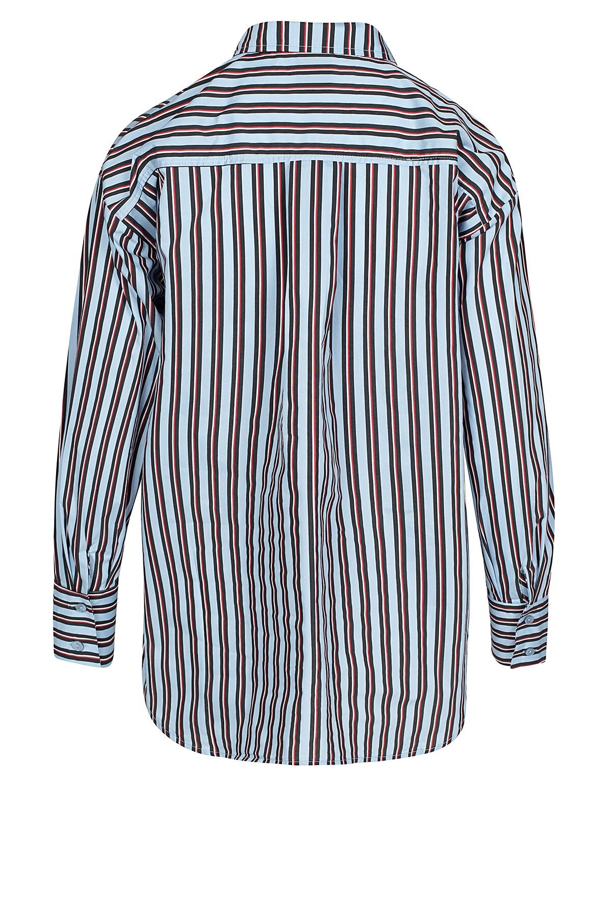 BlouseGertantuStreepDoorknoopRood_Jeansblauw__3