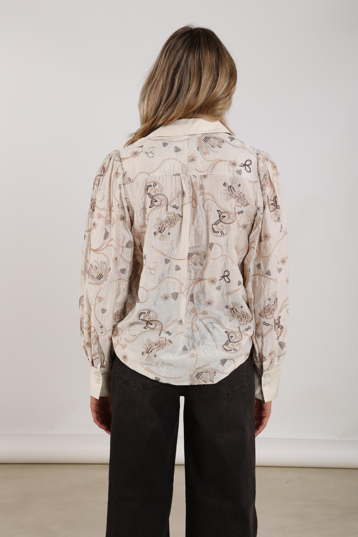 Blouse Preston Embroidery Zand