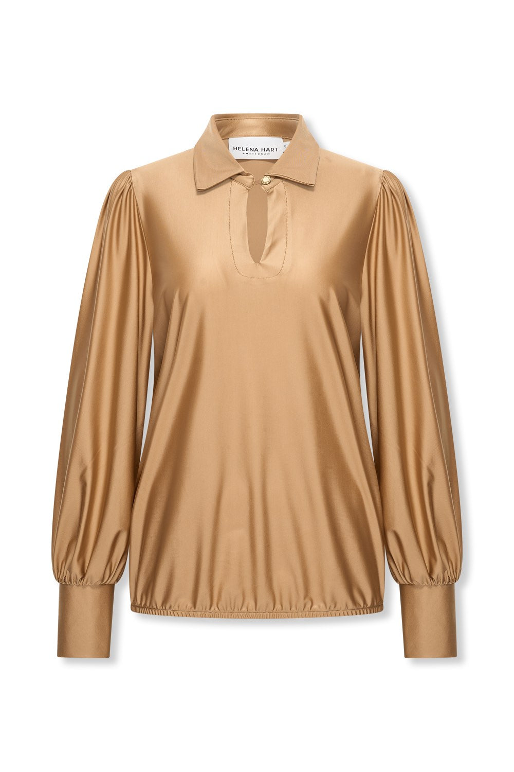 Blouse Seda Glans Camel