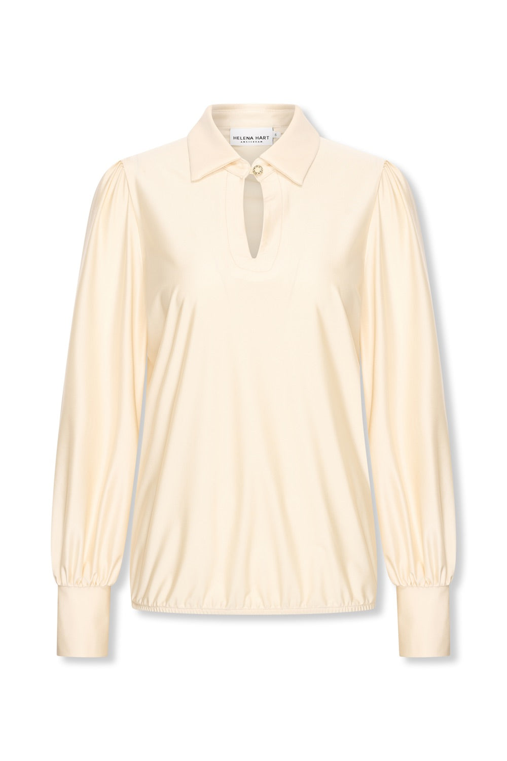 Blouse Seda Glans Ecru