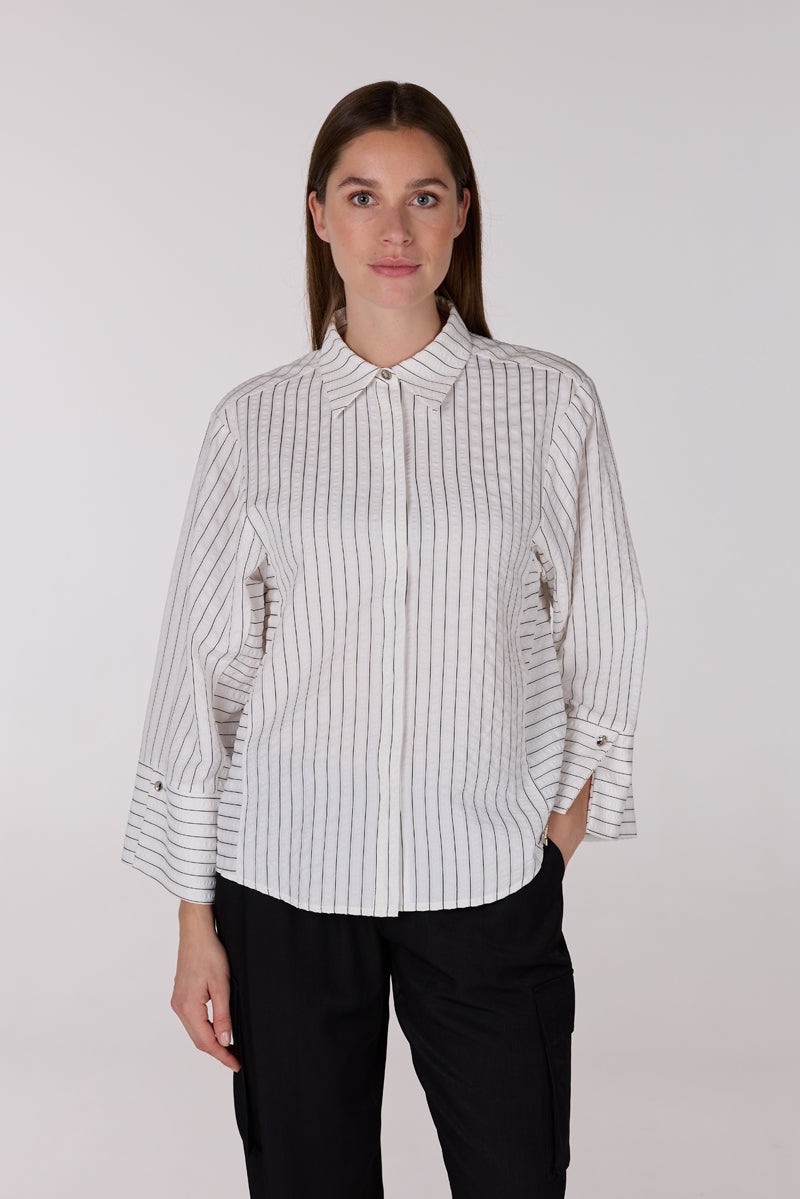 Blouse Streep Groot Manchet