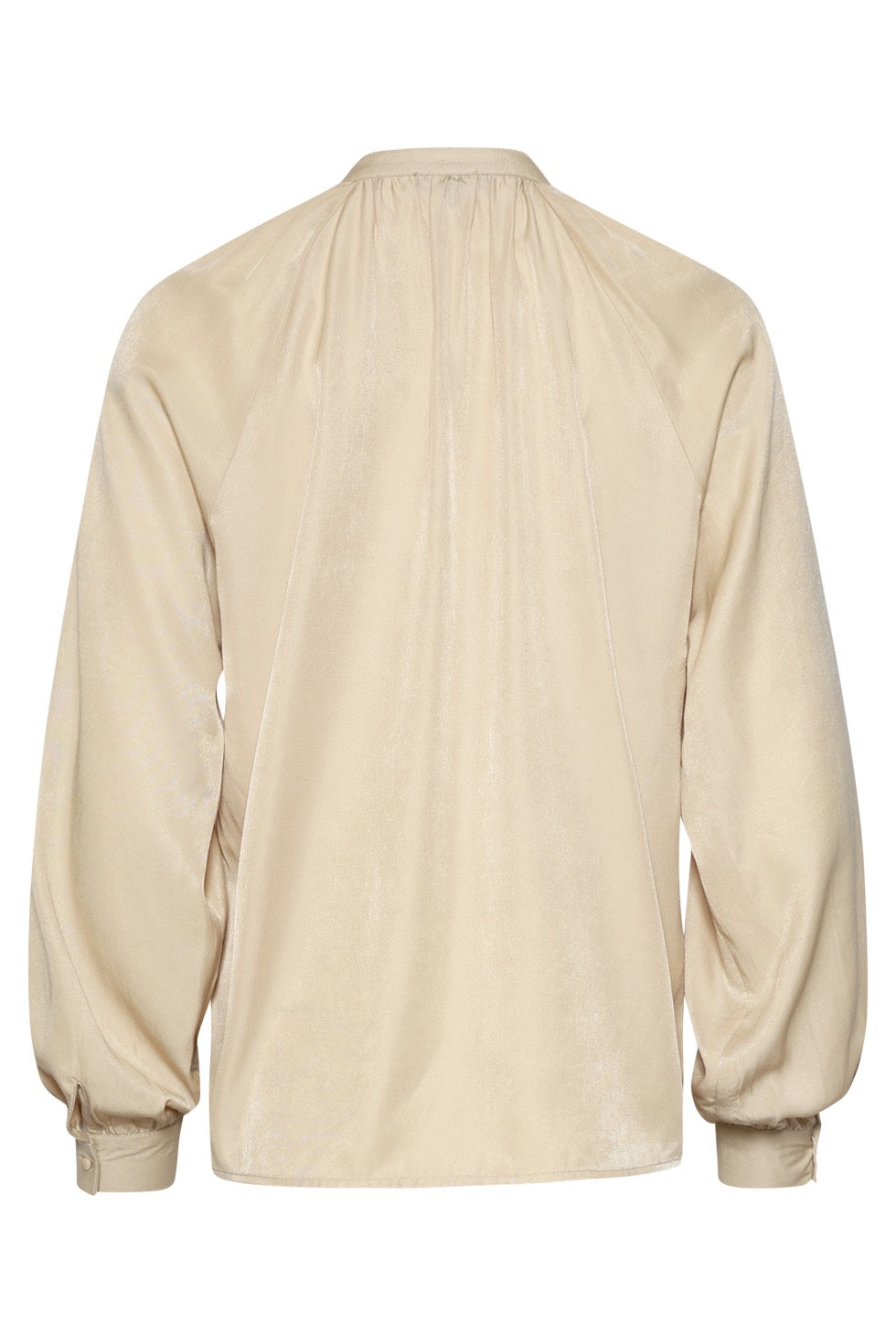 Blouse V-Hals.. Zand