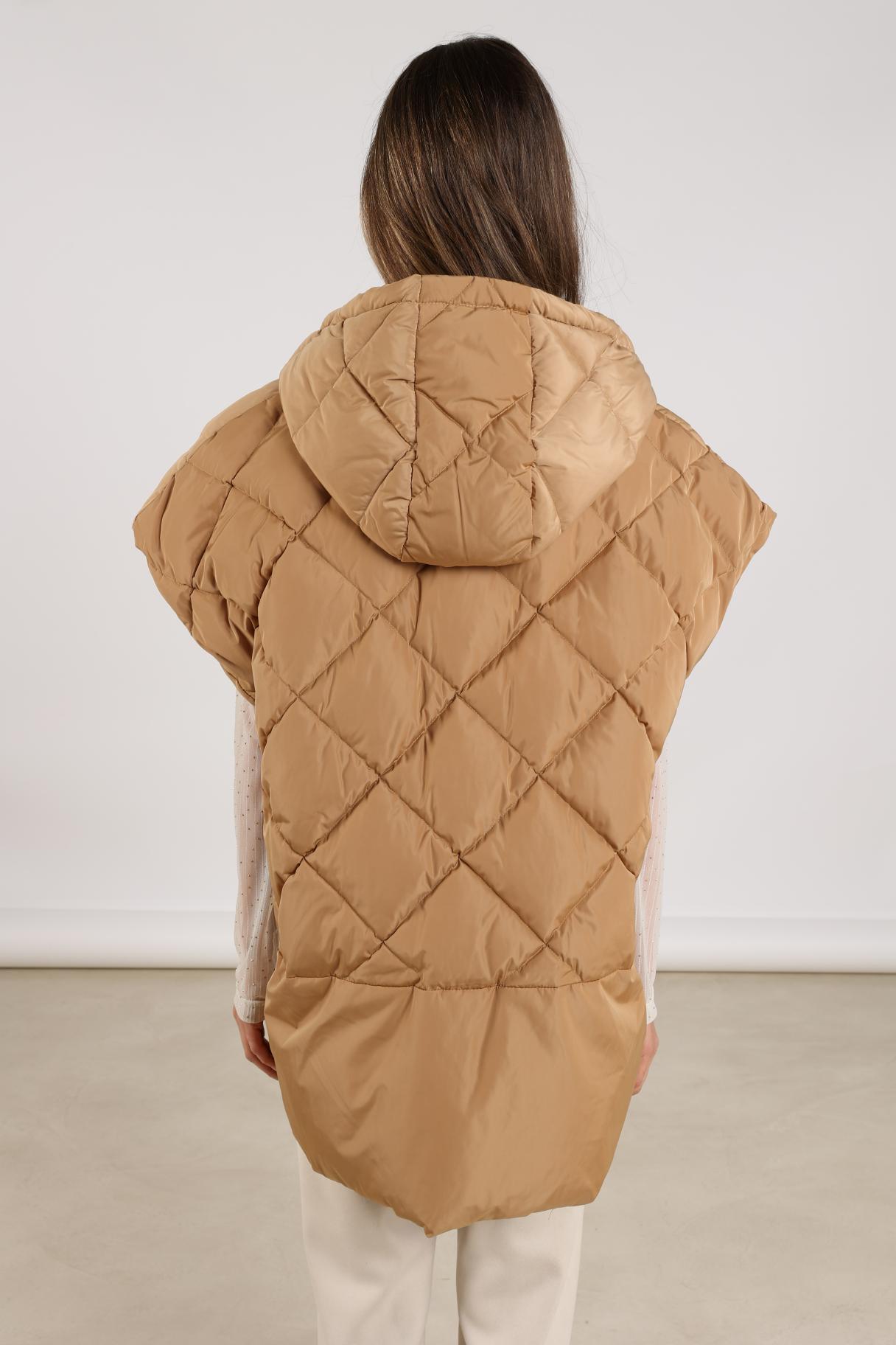 Bodywarmer Willow Capuchon Camel