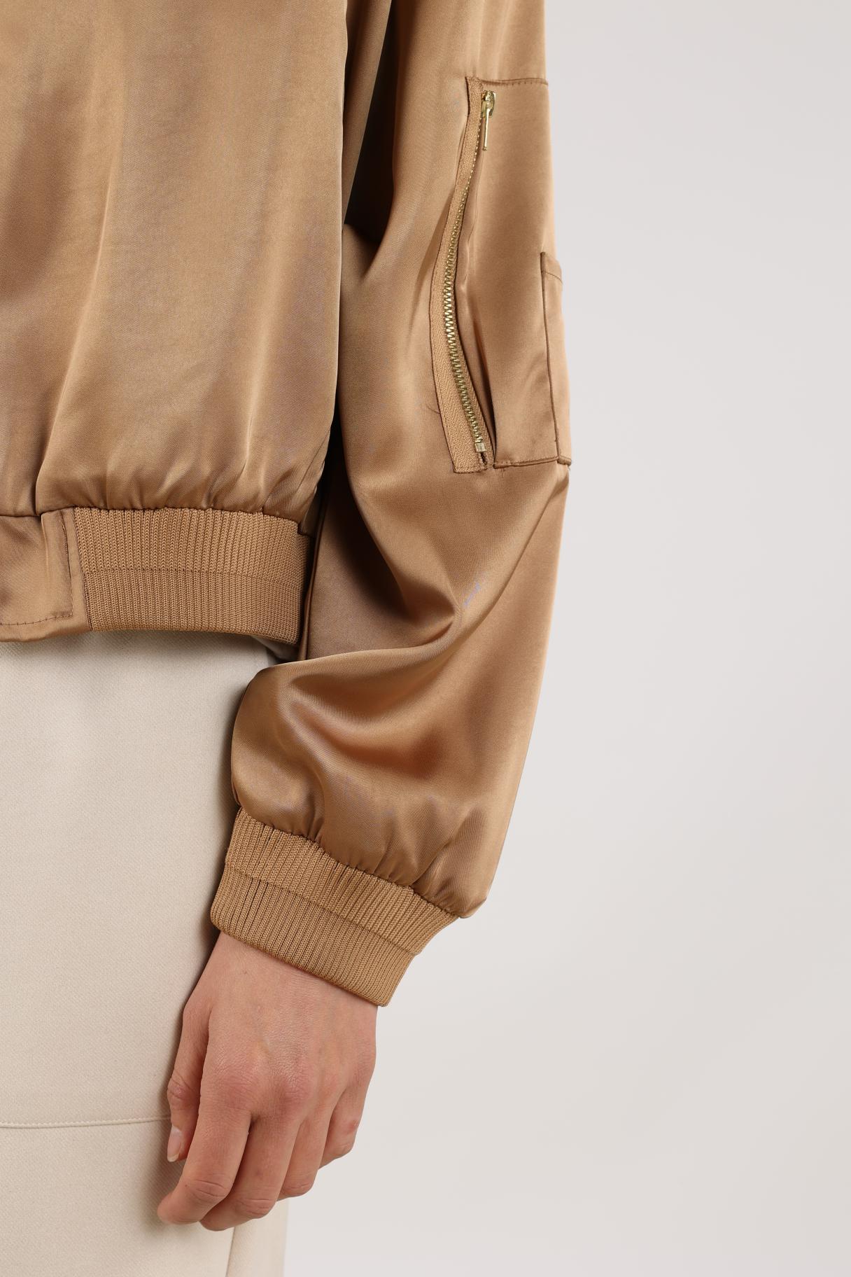Bomber Noell Glans Camel