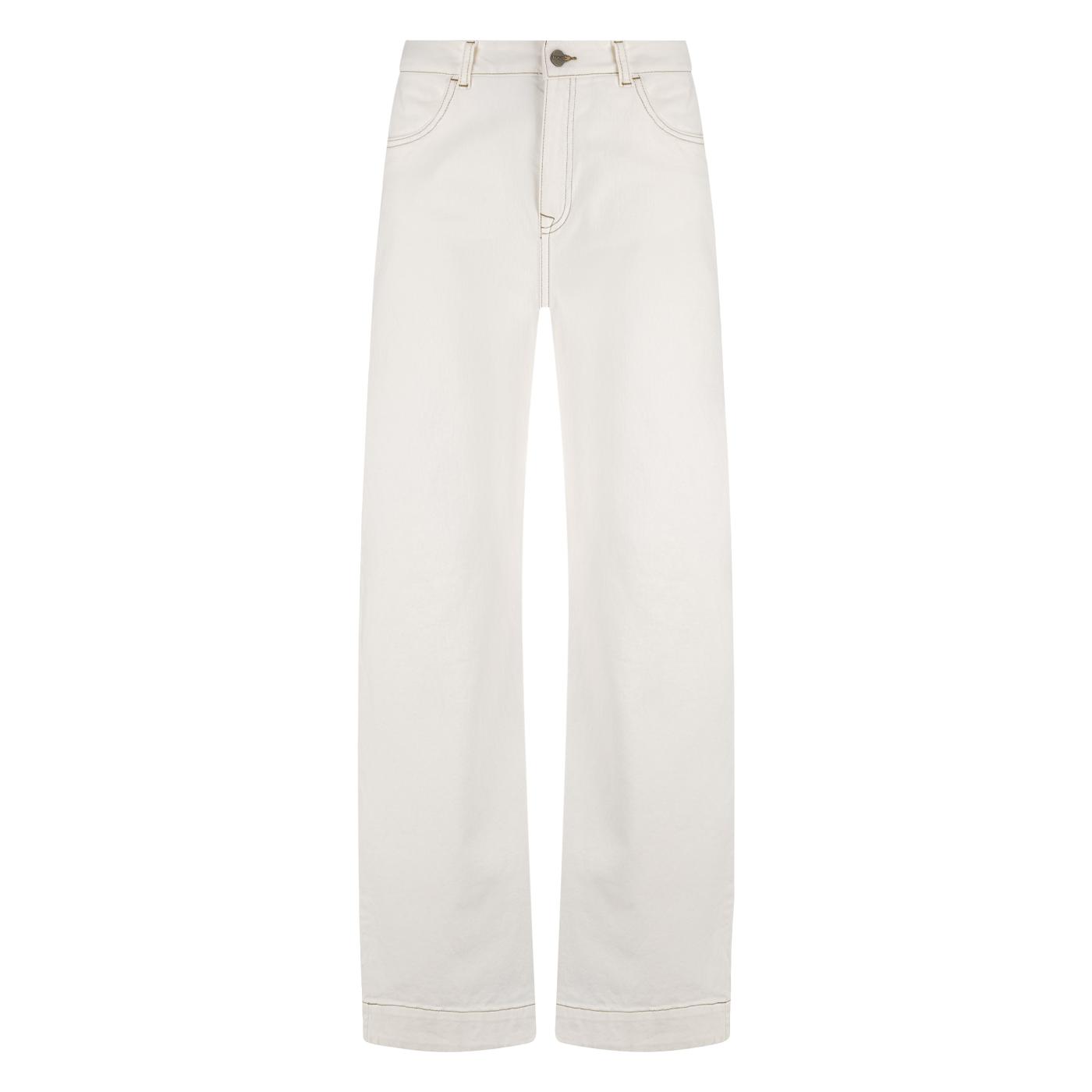 Broek Abby Denim Off White