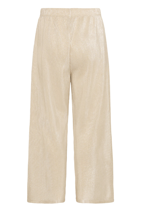 Broek Evy Ribbel Glitter Goud