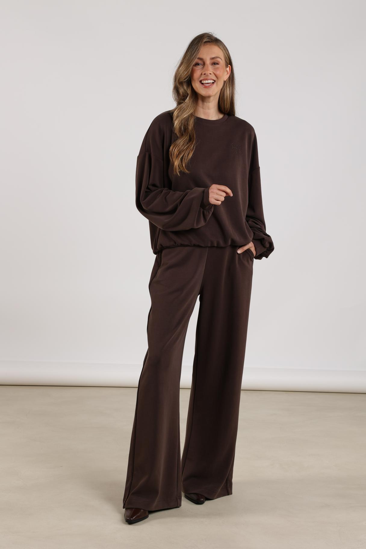 Broek Gaia Donkerbruin