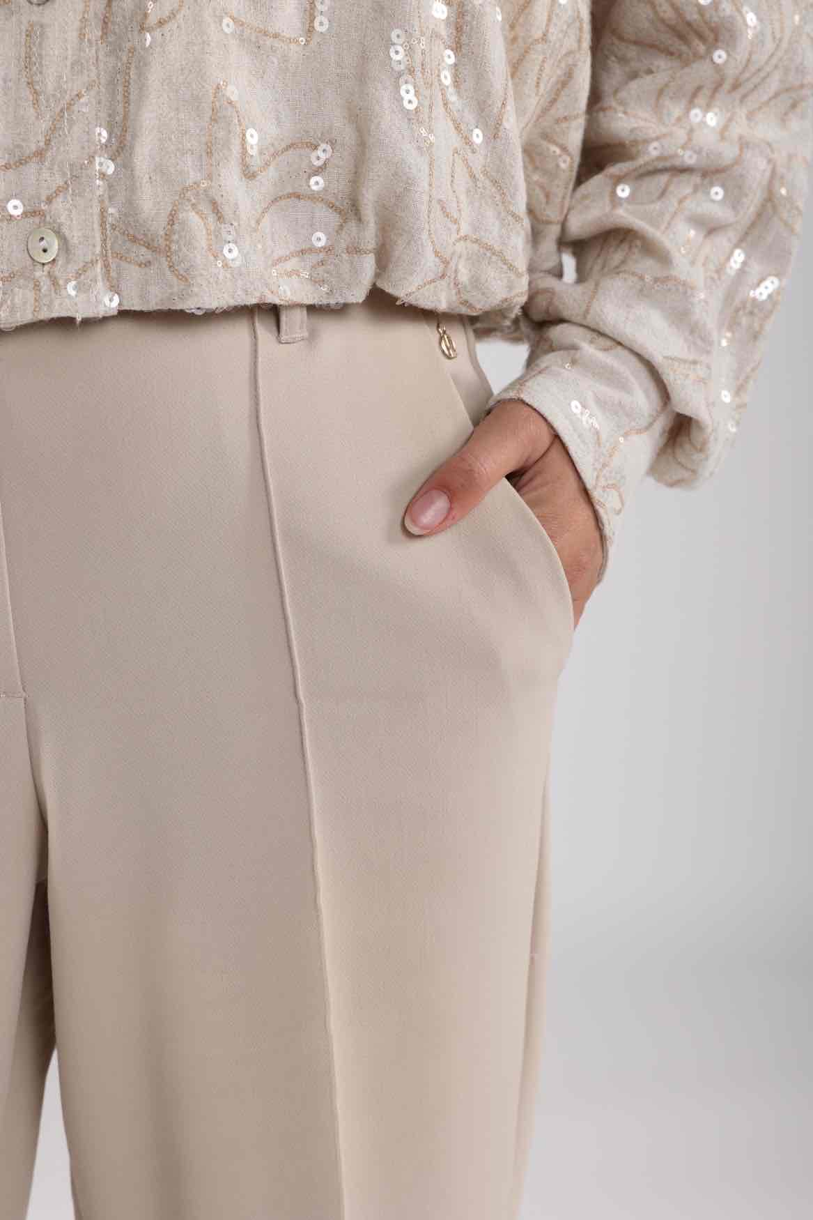 Broek Jill Licht Zand