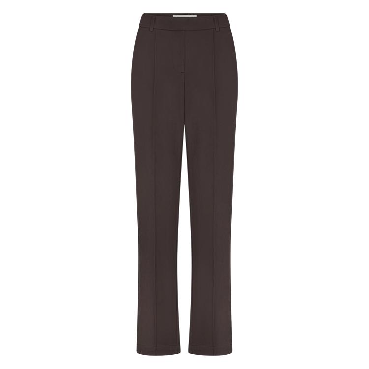 Broek Jill Scuba. Donkerbruin
