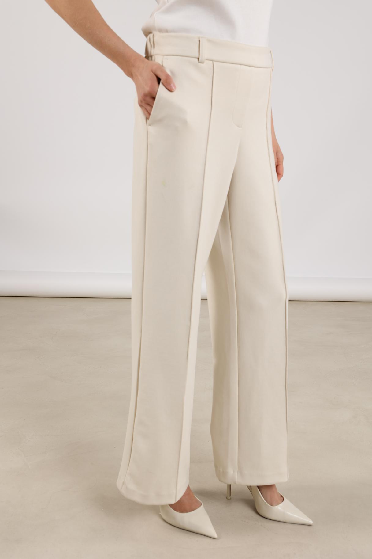 Broek Jill Scuba. Off White