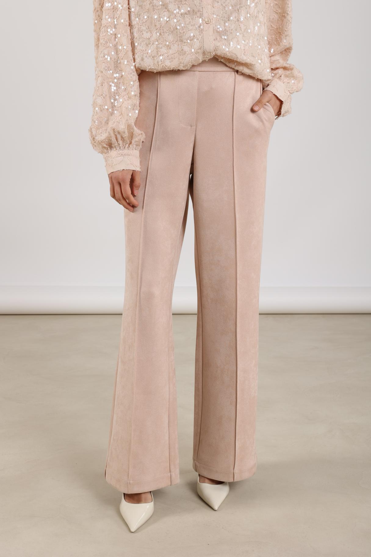 Broek Jill Suedine Oudrose