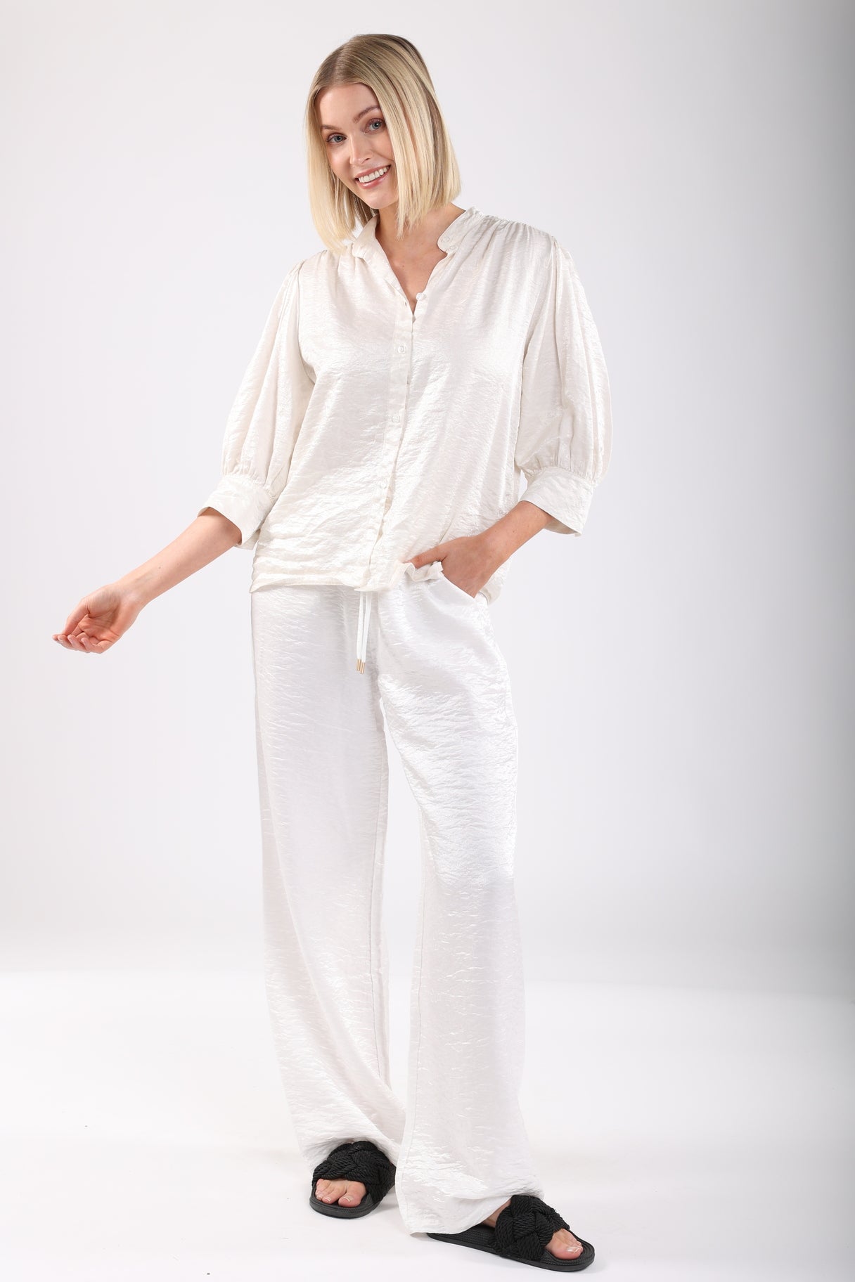Broek Vicenza Off White