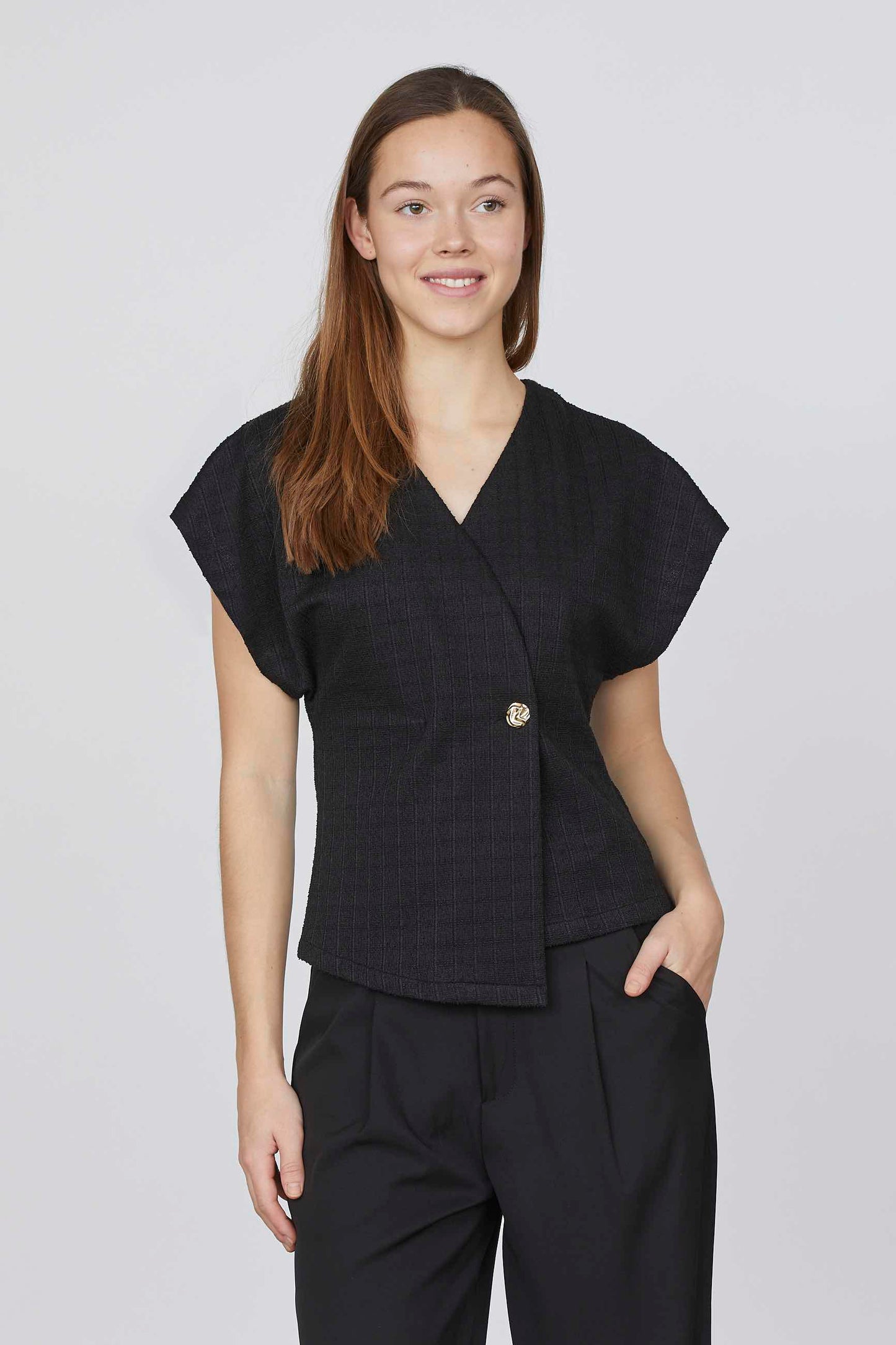 Gilet Evela Zwart