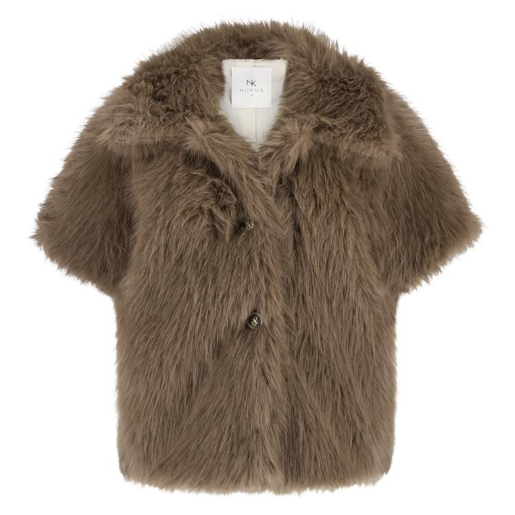 Gilet Loua Fur Taupe