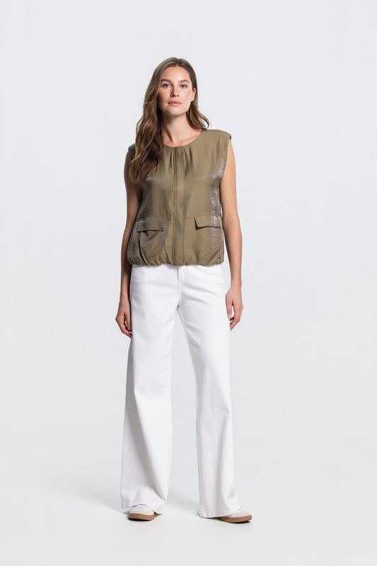 GiletOnaBomberMouwloosArmy__2