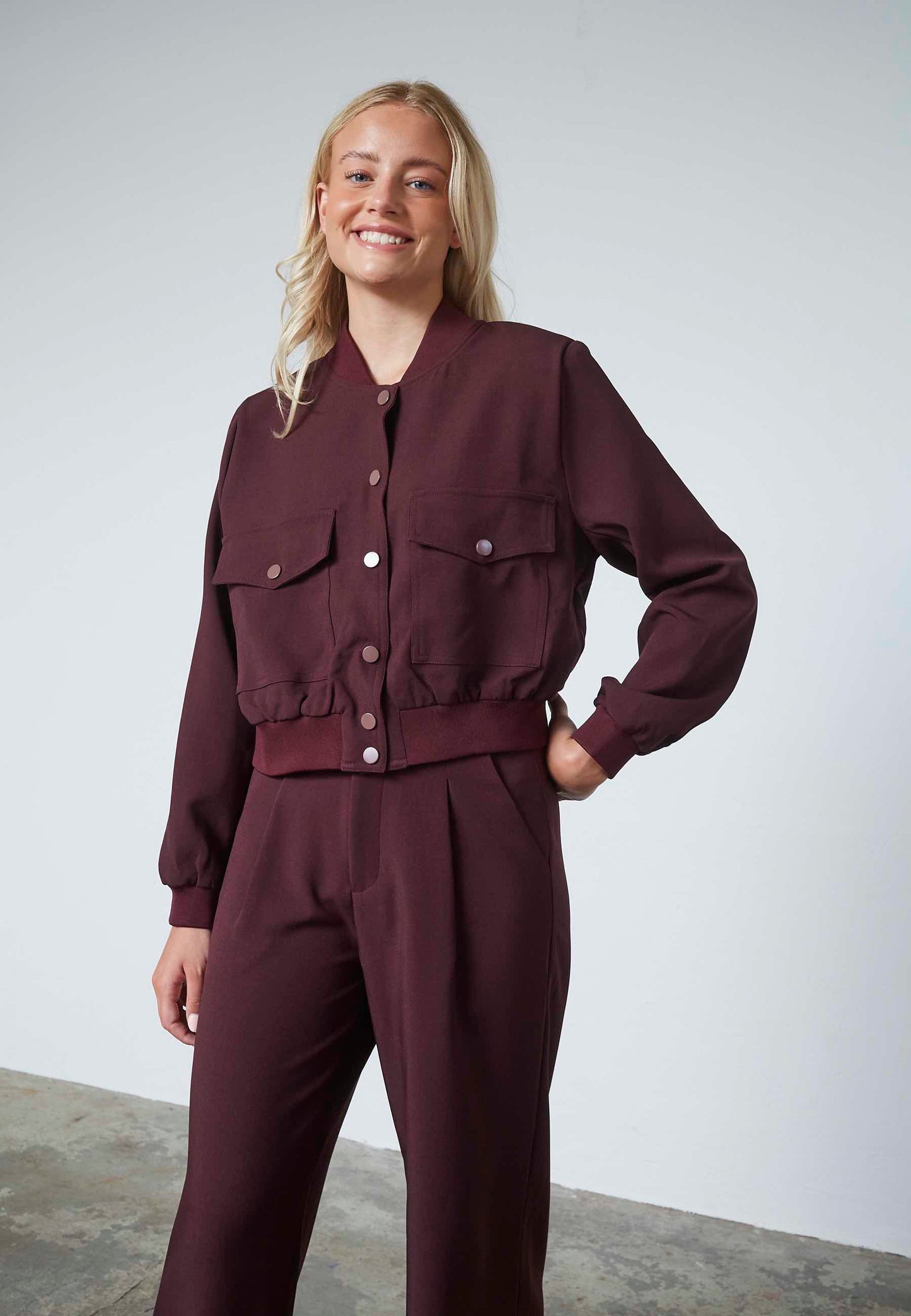 Jas Bomber Garwin Bordeaux