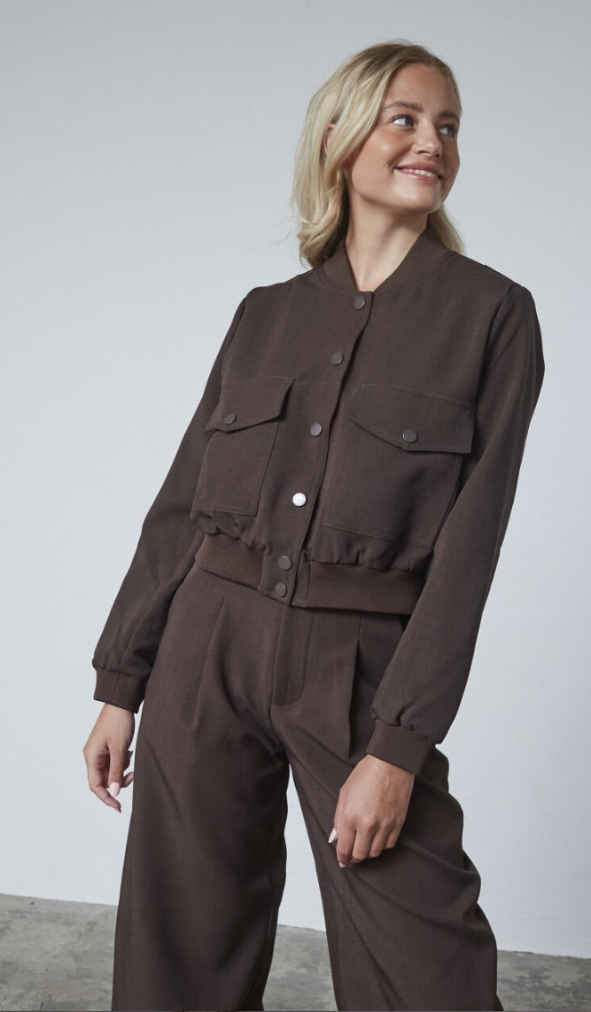 Jas Bomber Garwin Donkerbruin
