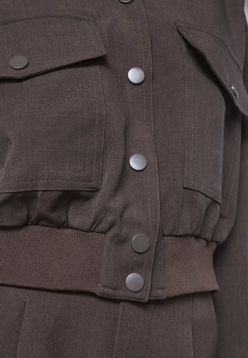 Jas Bomber Garwin Donkerbruin