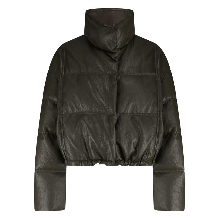 Jas Leanne Puffer Donkerbruin