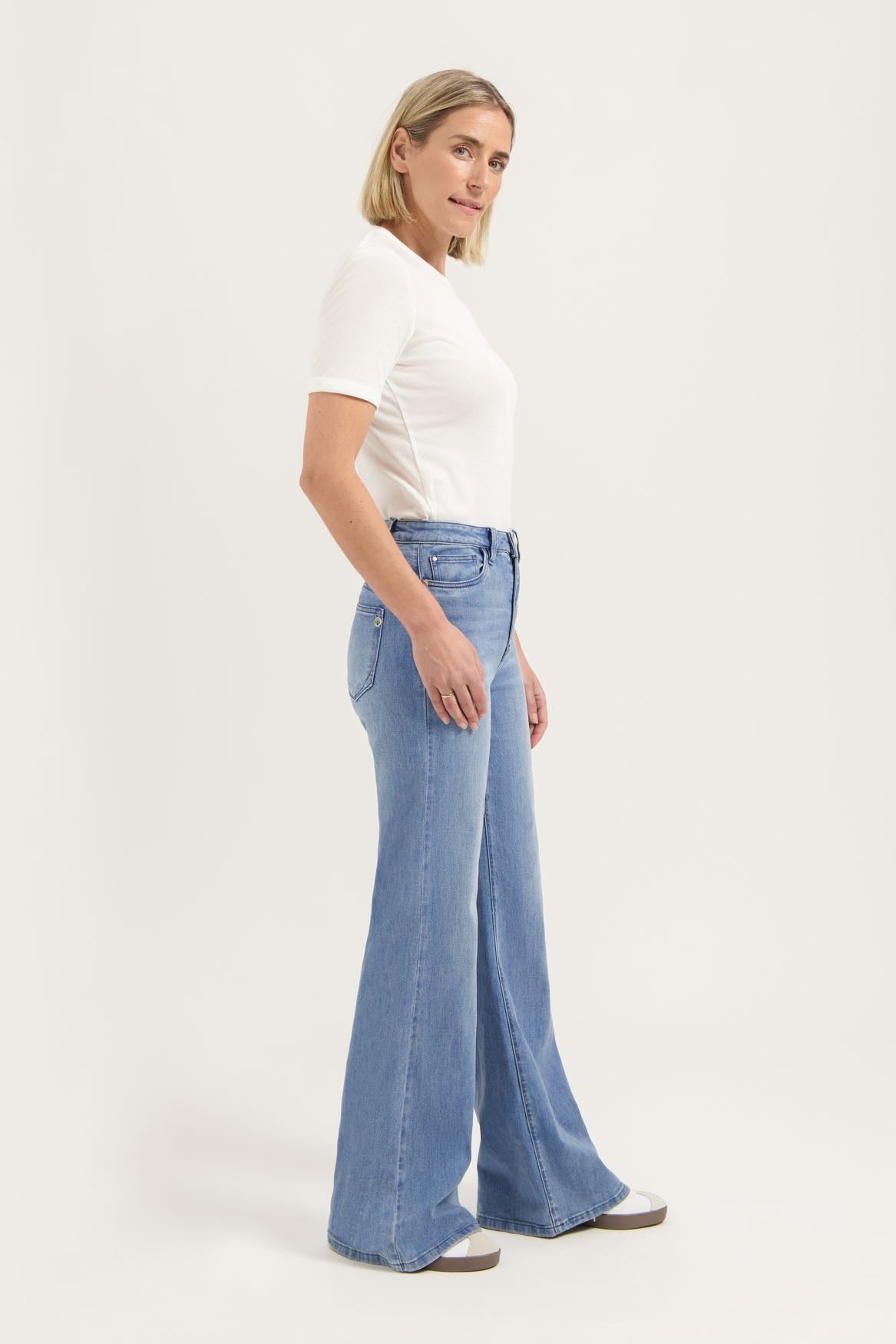 Jeans Ana Flared Ocean Blue