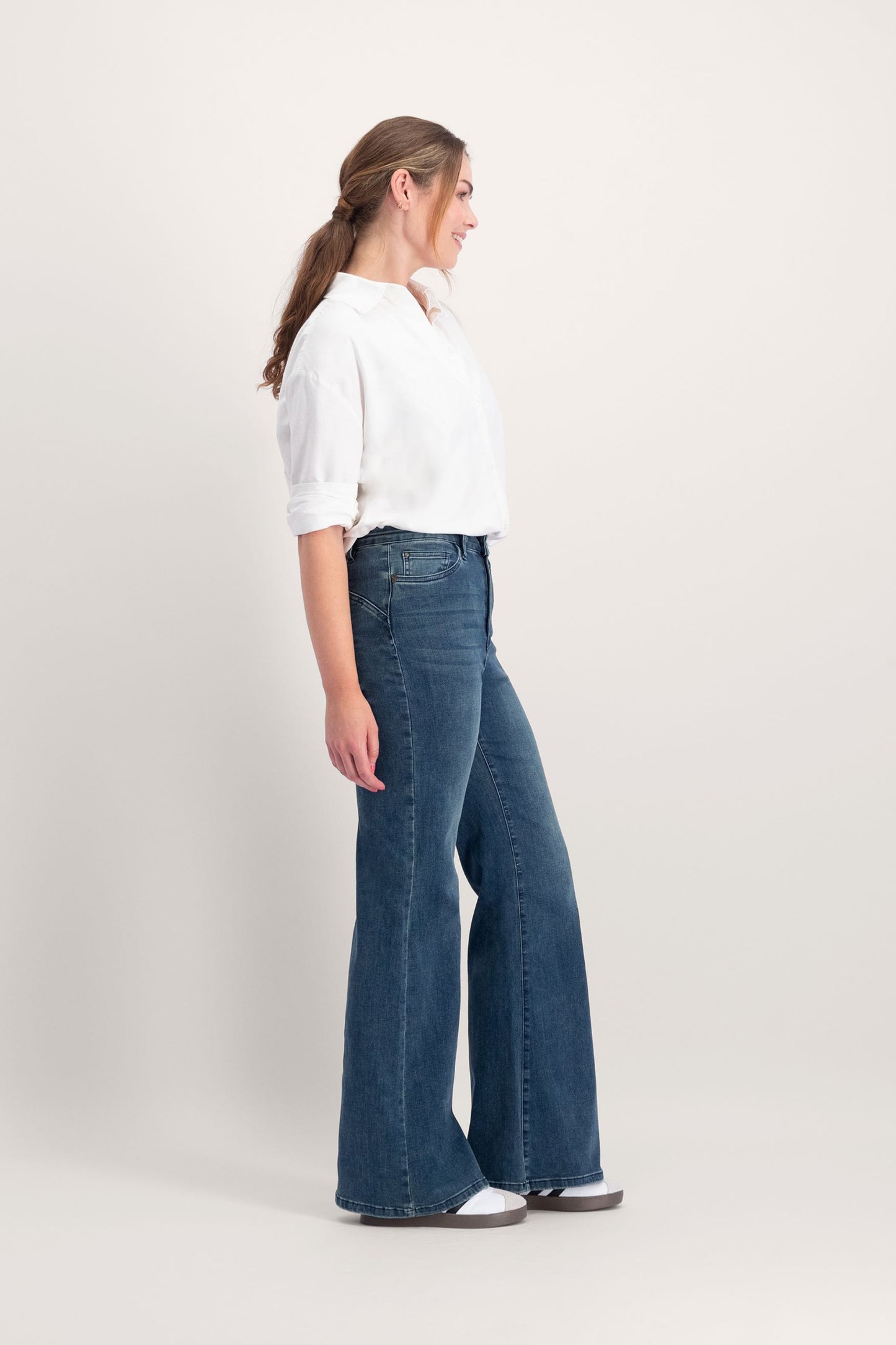Jeans Ana Flared Sky Hipe