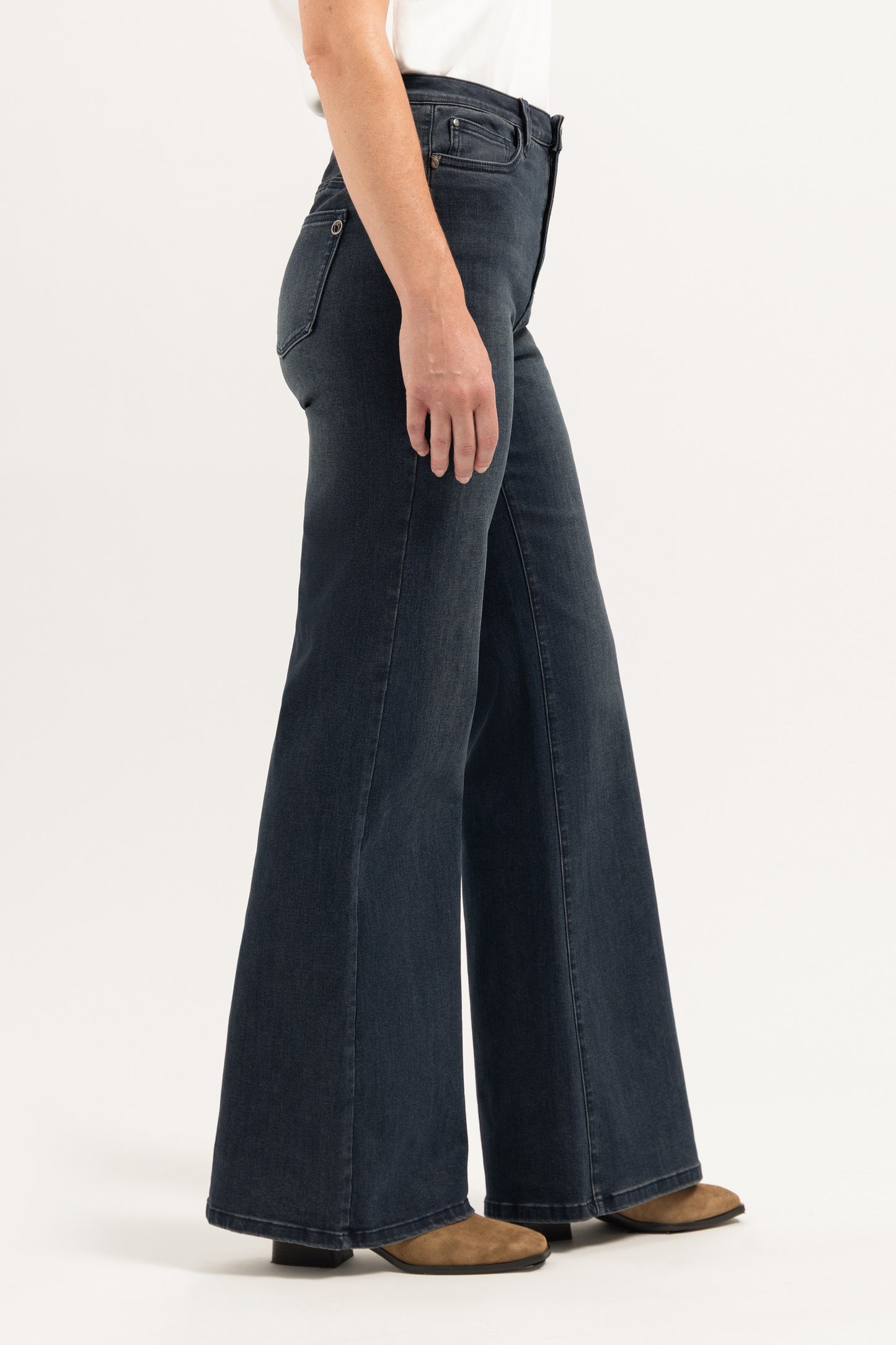 Jeans Ana Flared Zwart
