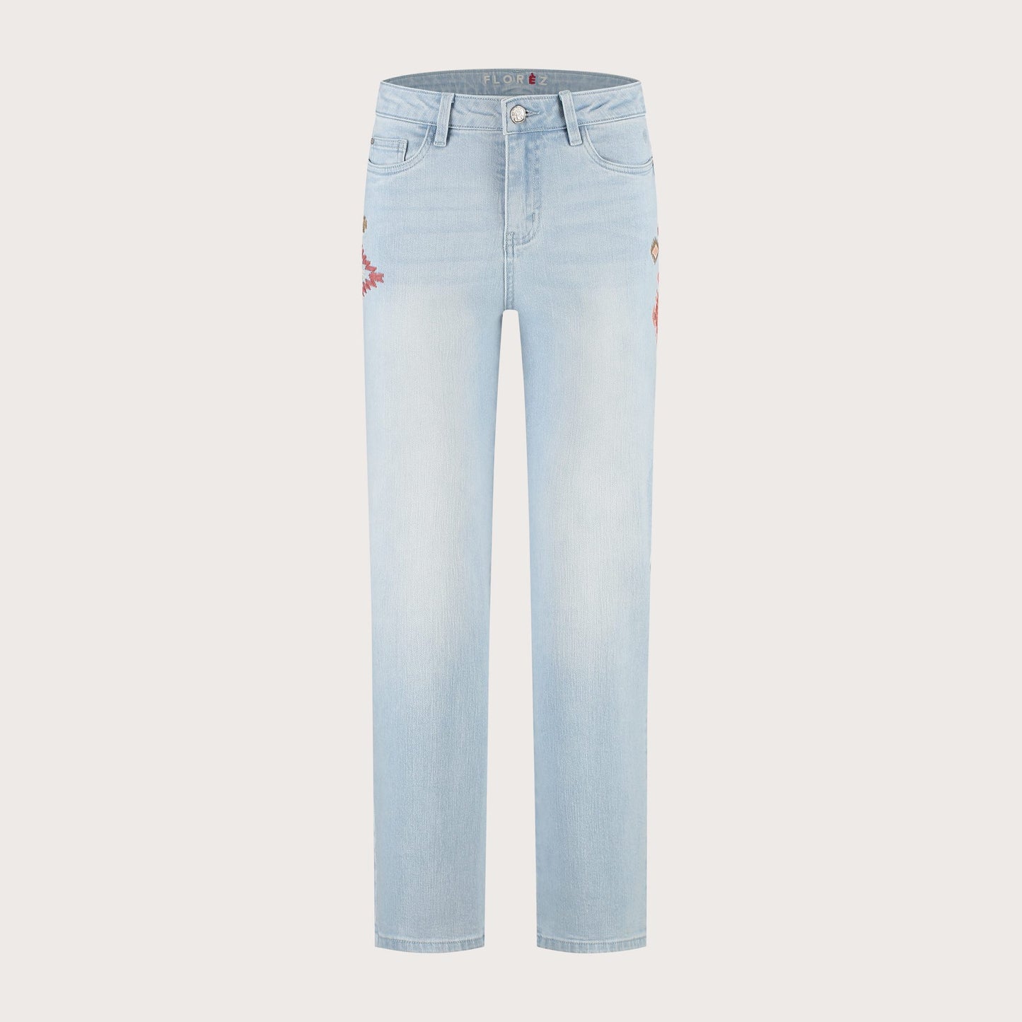 Jeans Bond Straight Aztec Print