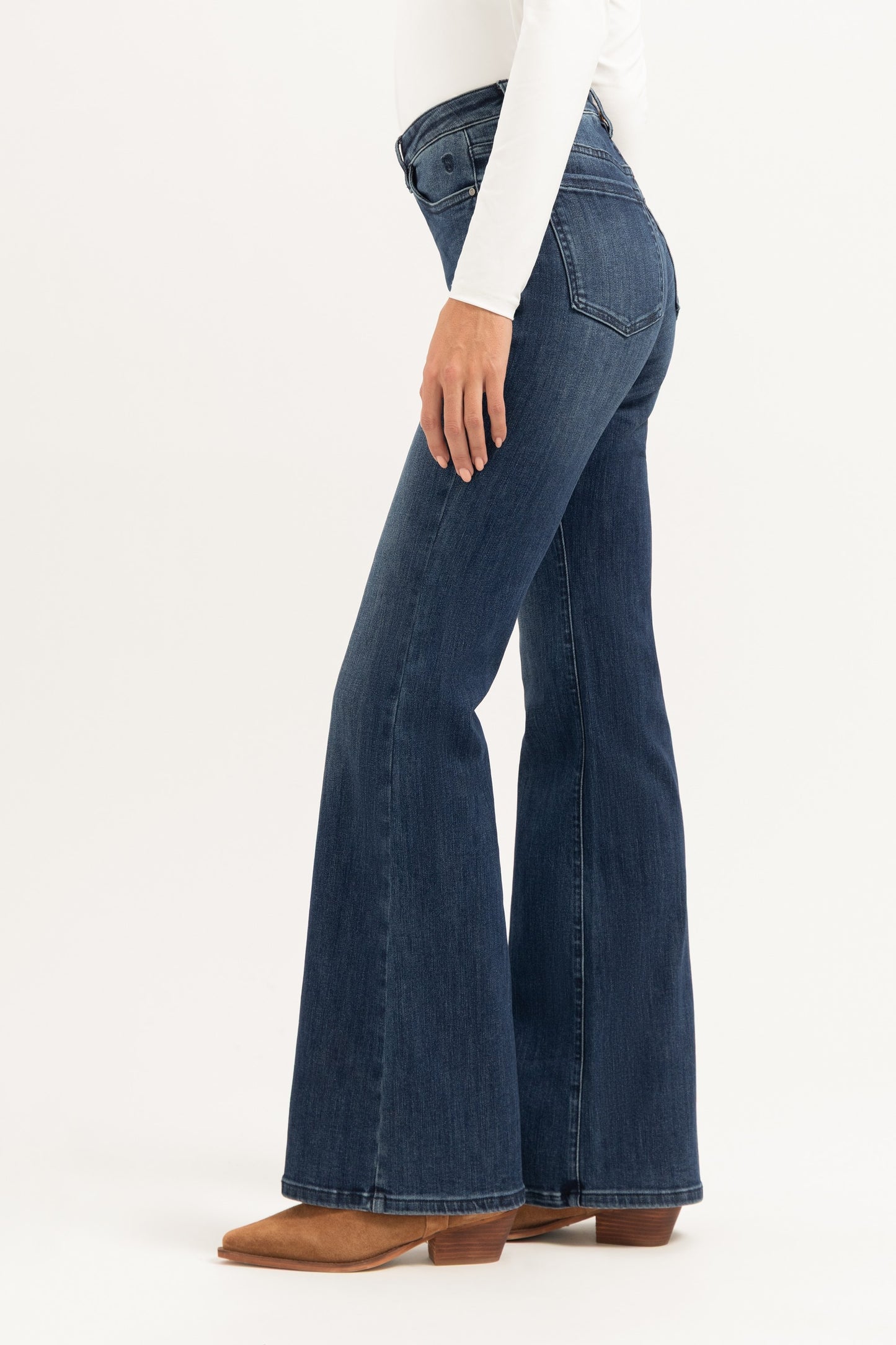 Jeans Chloe Flared Dark Blue