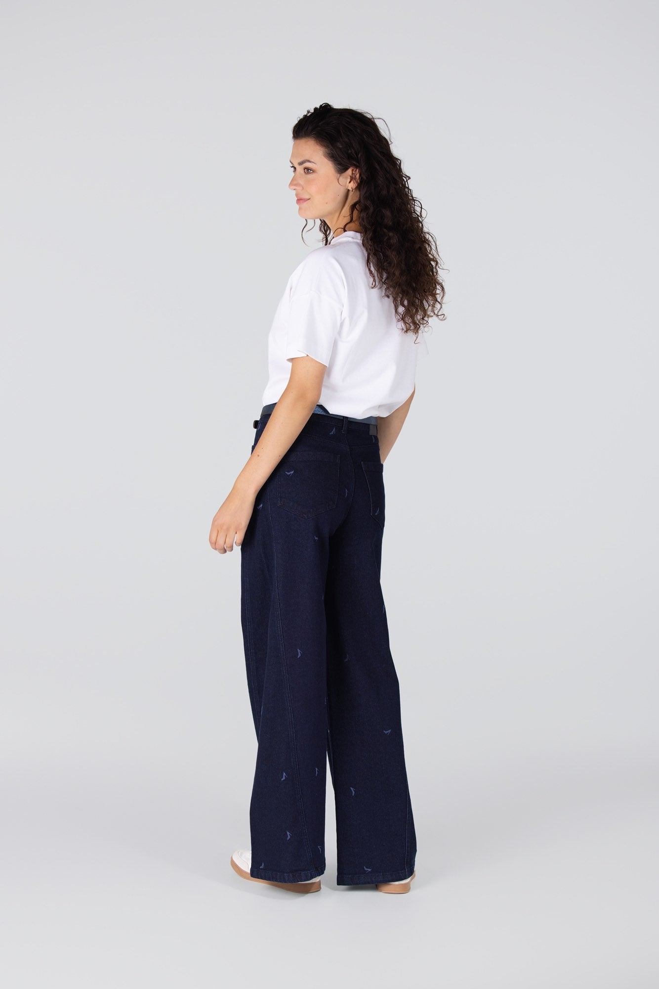 Jeans Isabeau Pump Donkerblauw