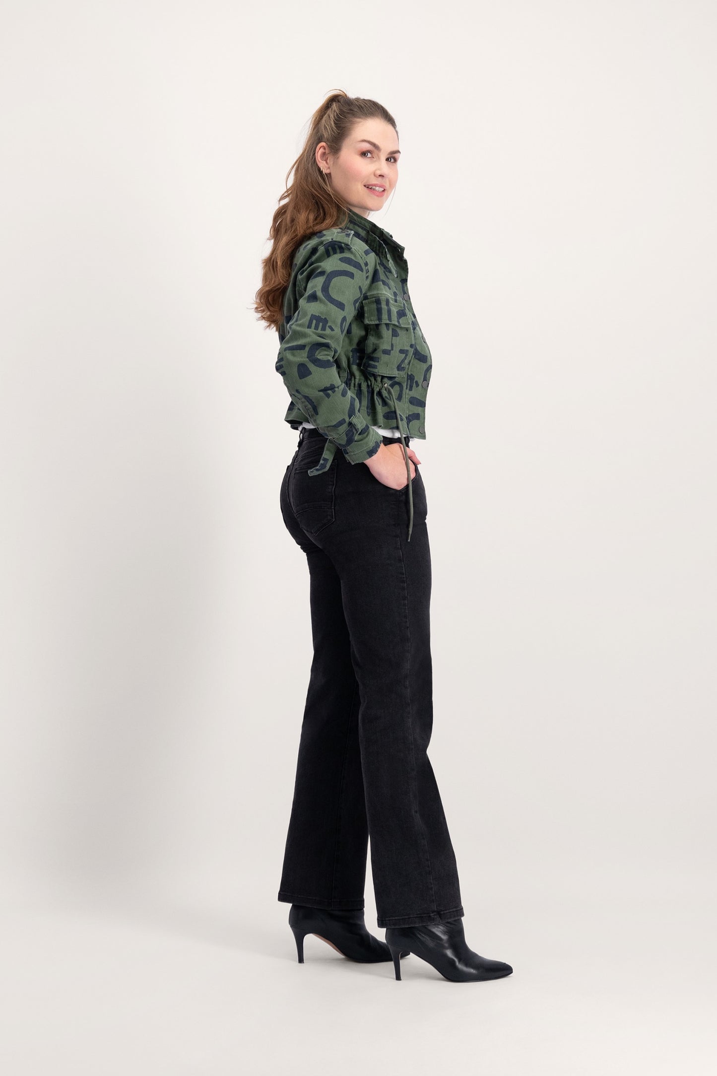 Jeans Rowie Bootcut Zwart