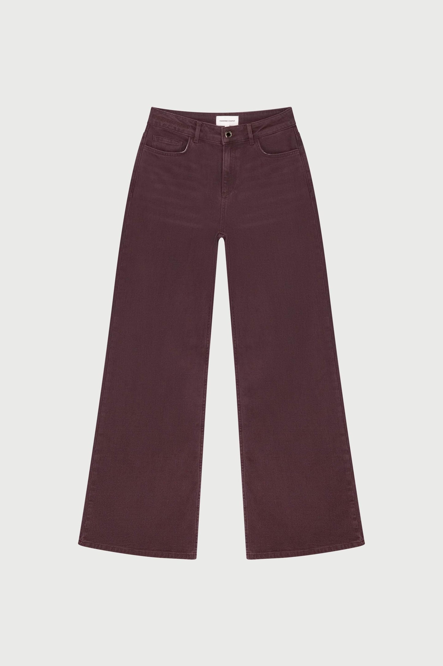 Jeans Thea Wide Leg Bordeaux