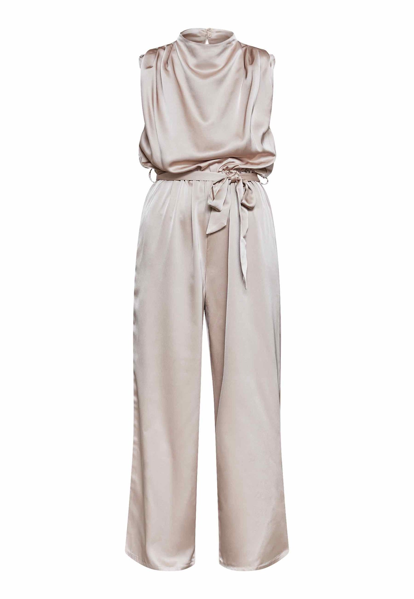 Jumpsuit Guto Satijnlook Champagne