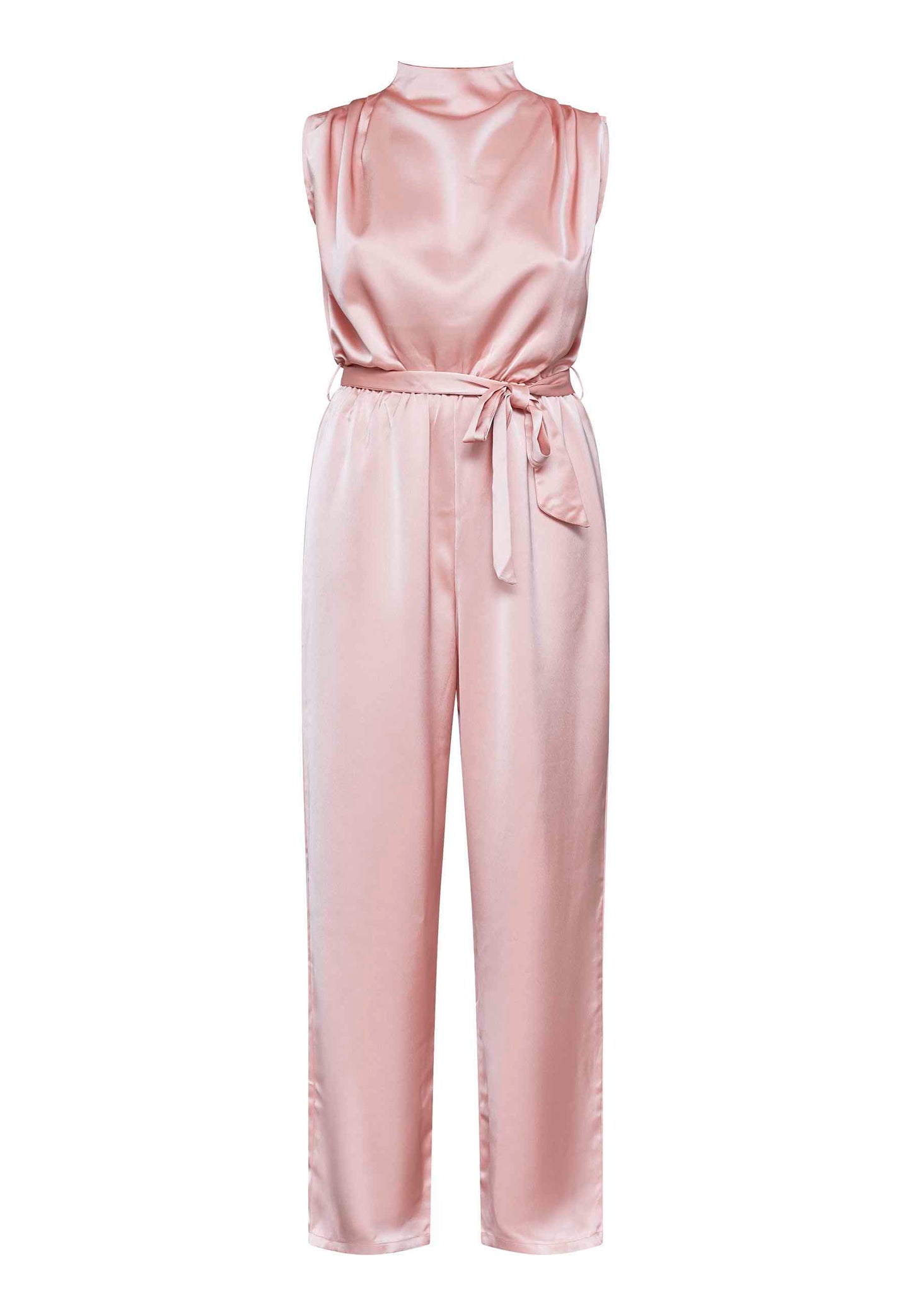 Jumpsuit Guto Satijnlook Koraal