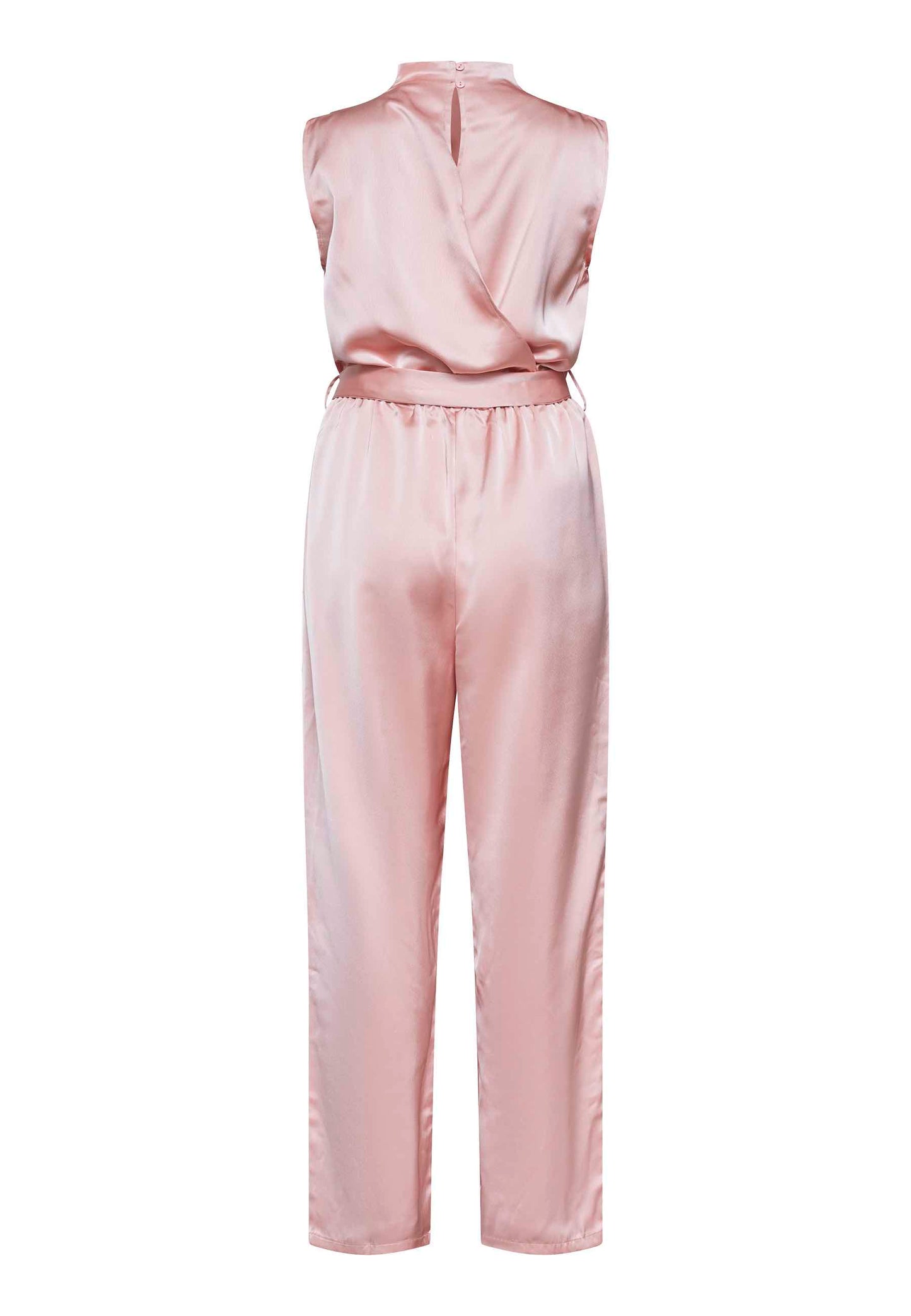 Jumpsuit Guto Satijnlook Koraal