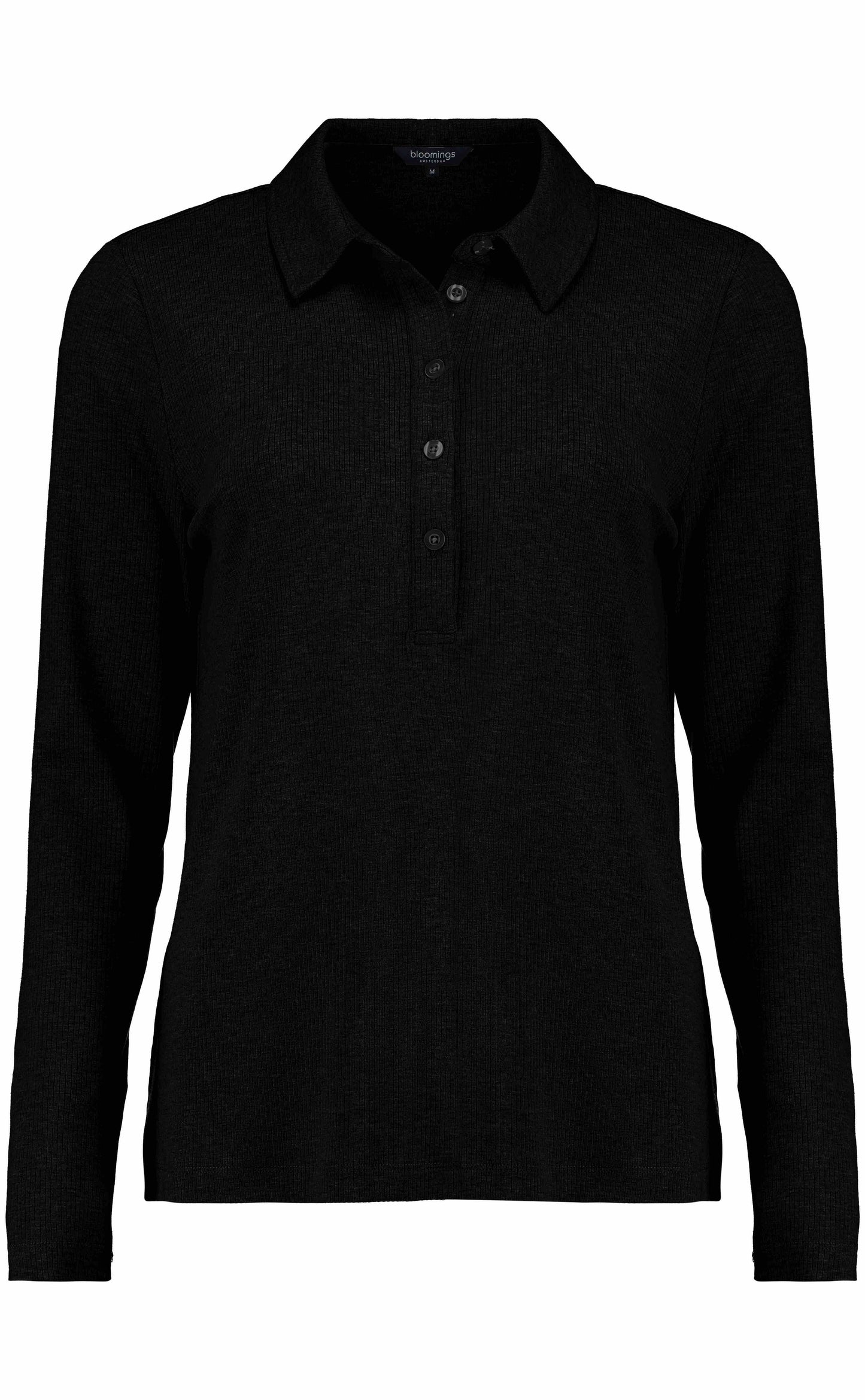 Polo Jersey LM Zwart
